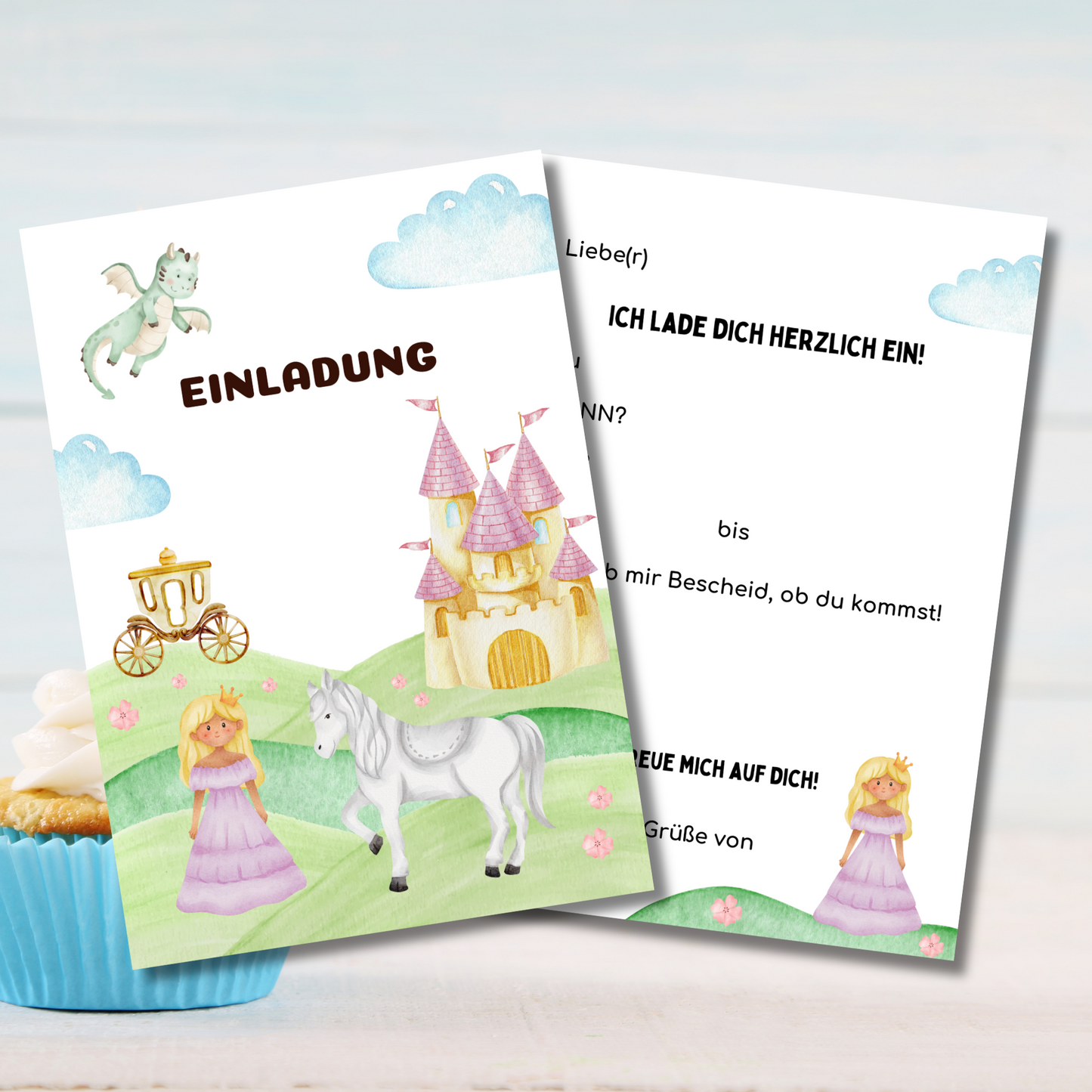 Prinzessin Geburtstag Einladung