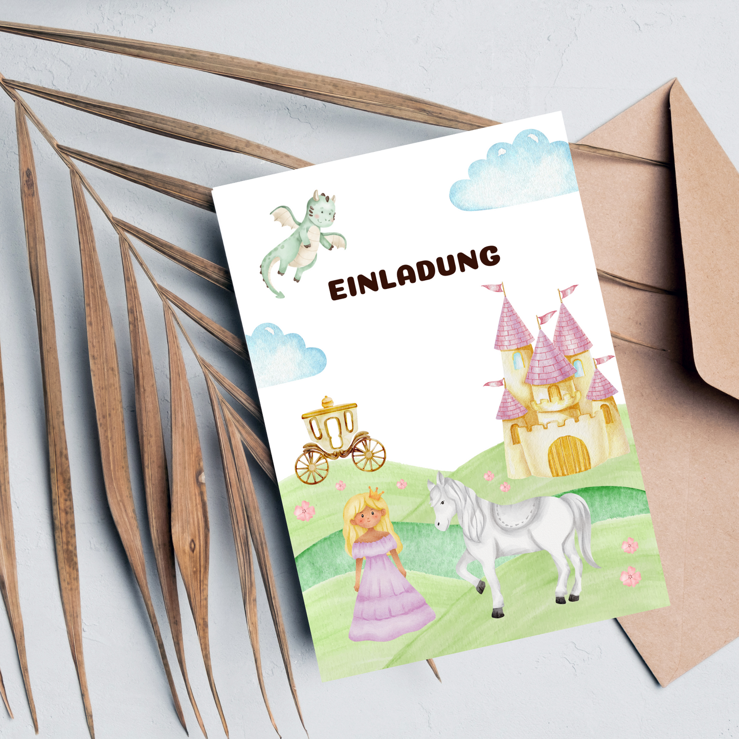 Kindergeburtstag Prinzessin Einladung