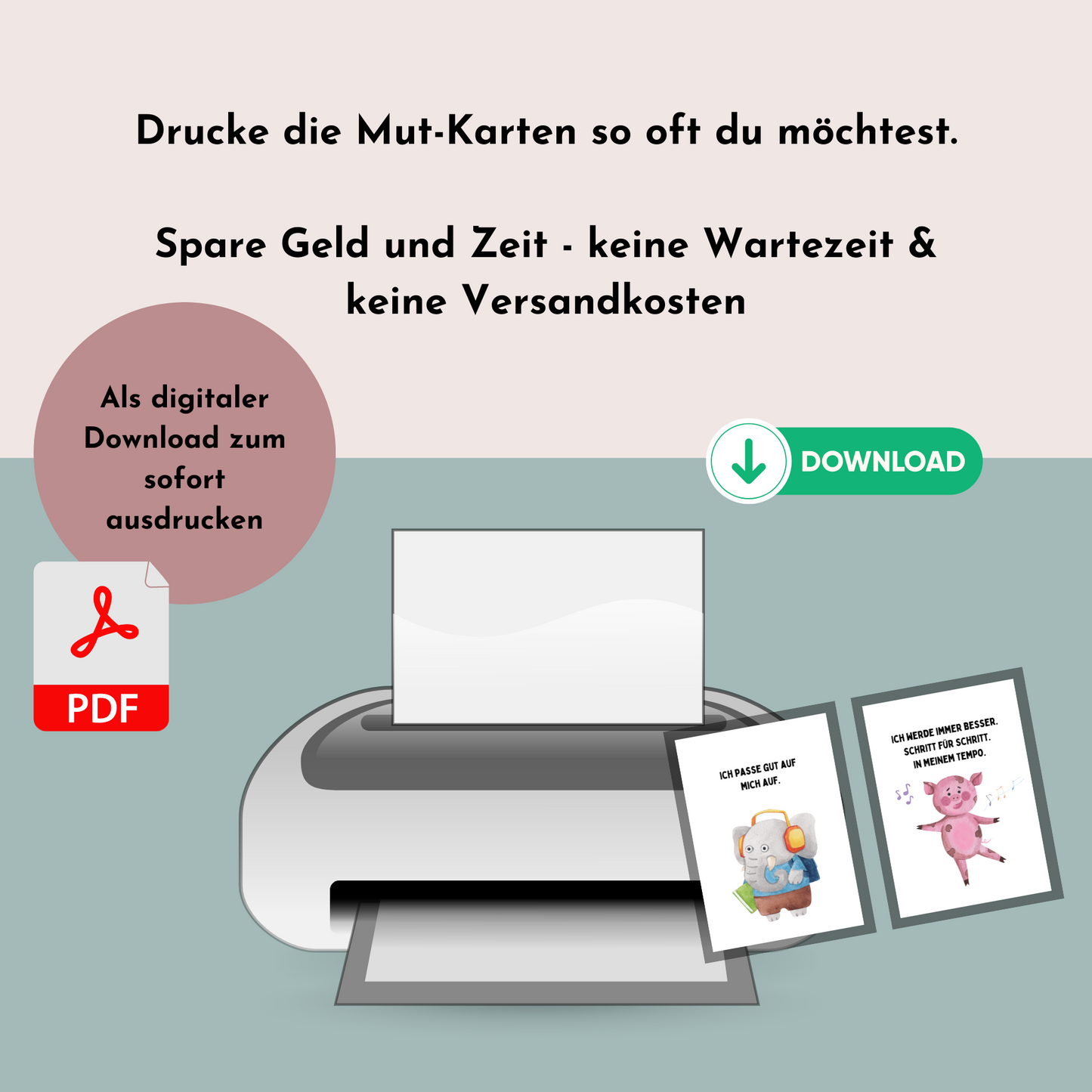 Kinder-Affirmationskarten - Positives Denken und Selbstbewusstsein spielerisch fördern