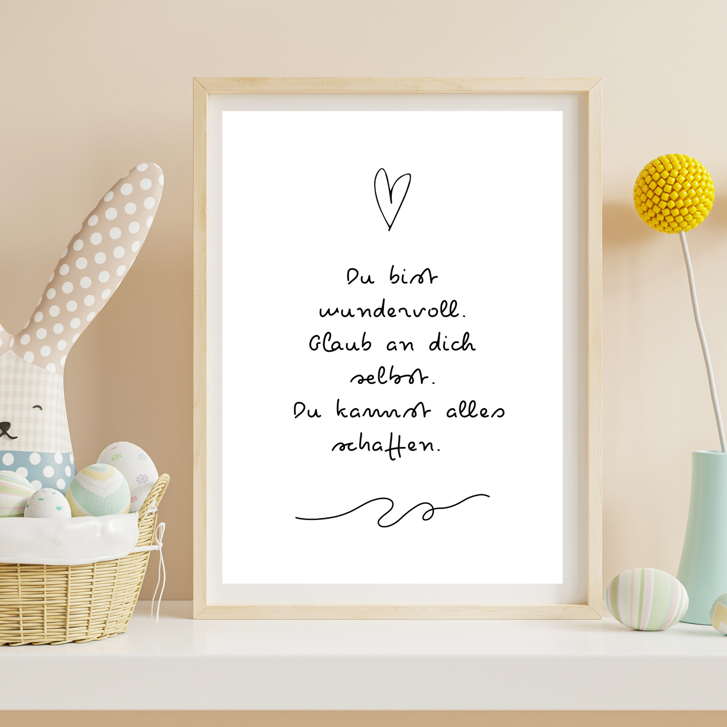 Kinder Affirmationsposter