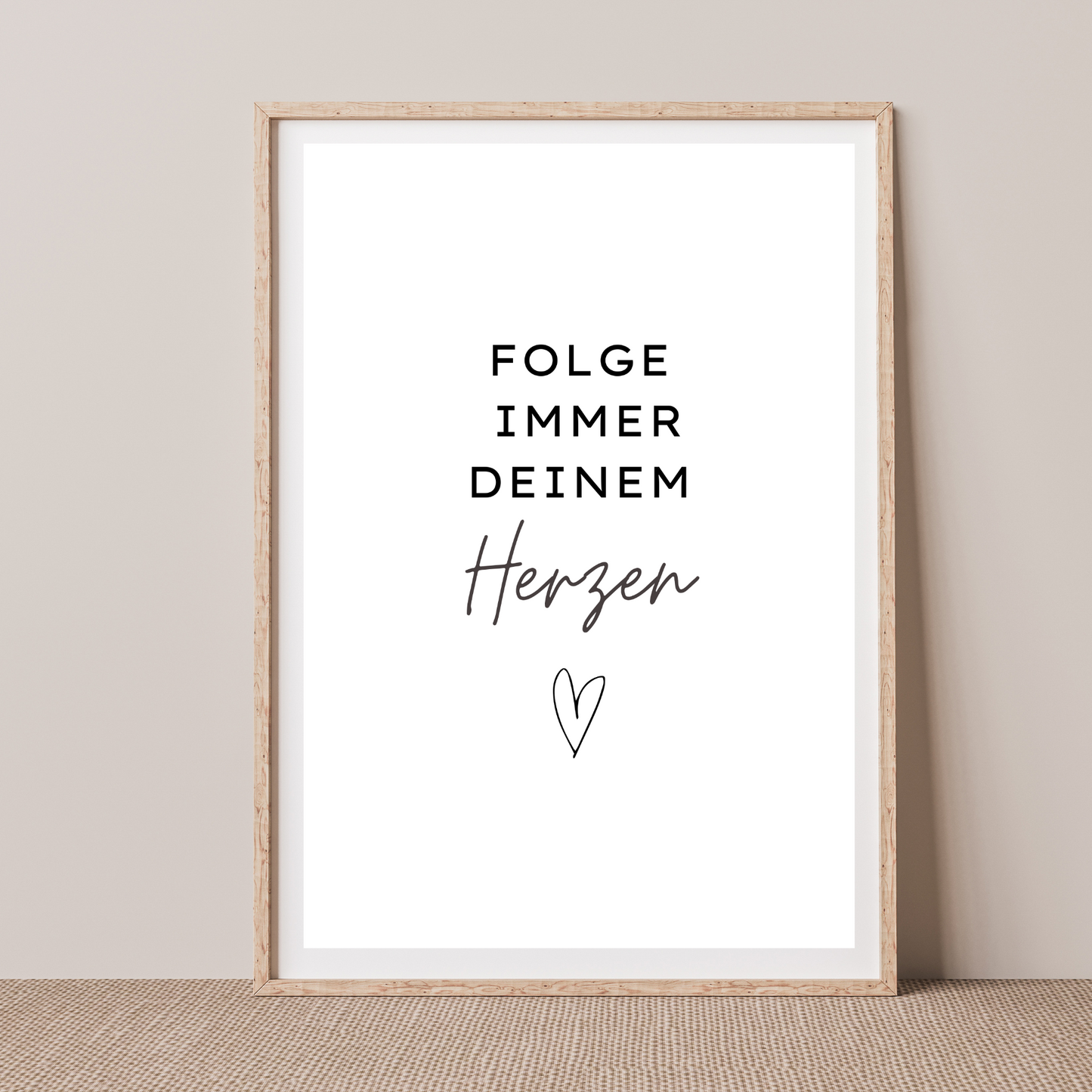 Folge deinem Herzen Poster