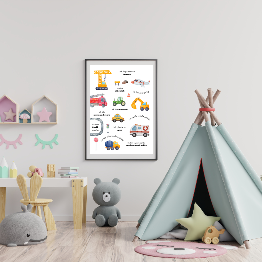 Fahrzeuge Poster Autozimmer