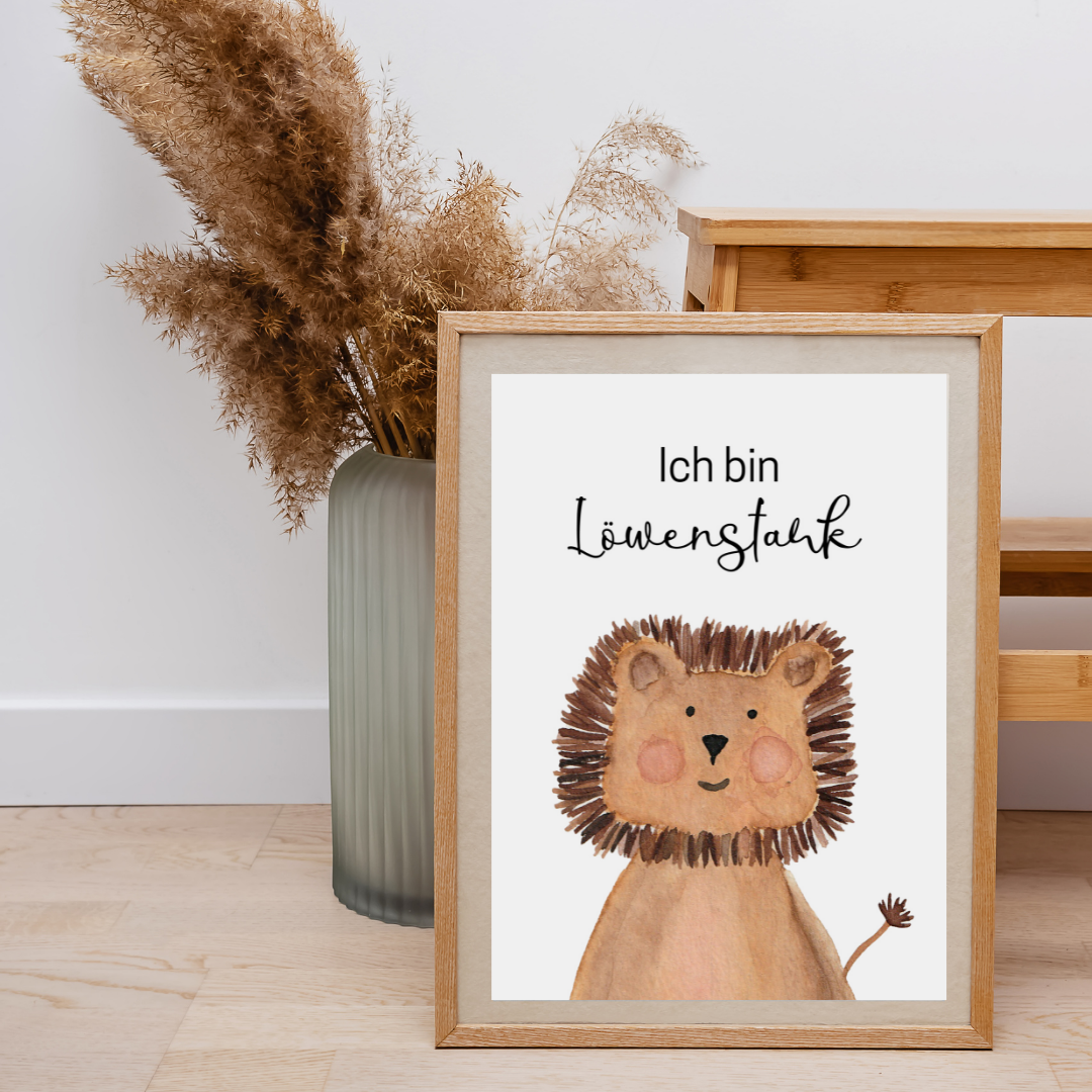 Mutmacher Poster "Löwenstark"