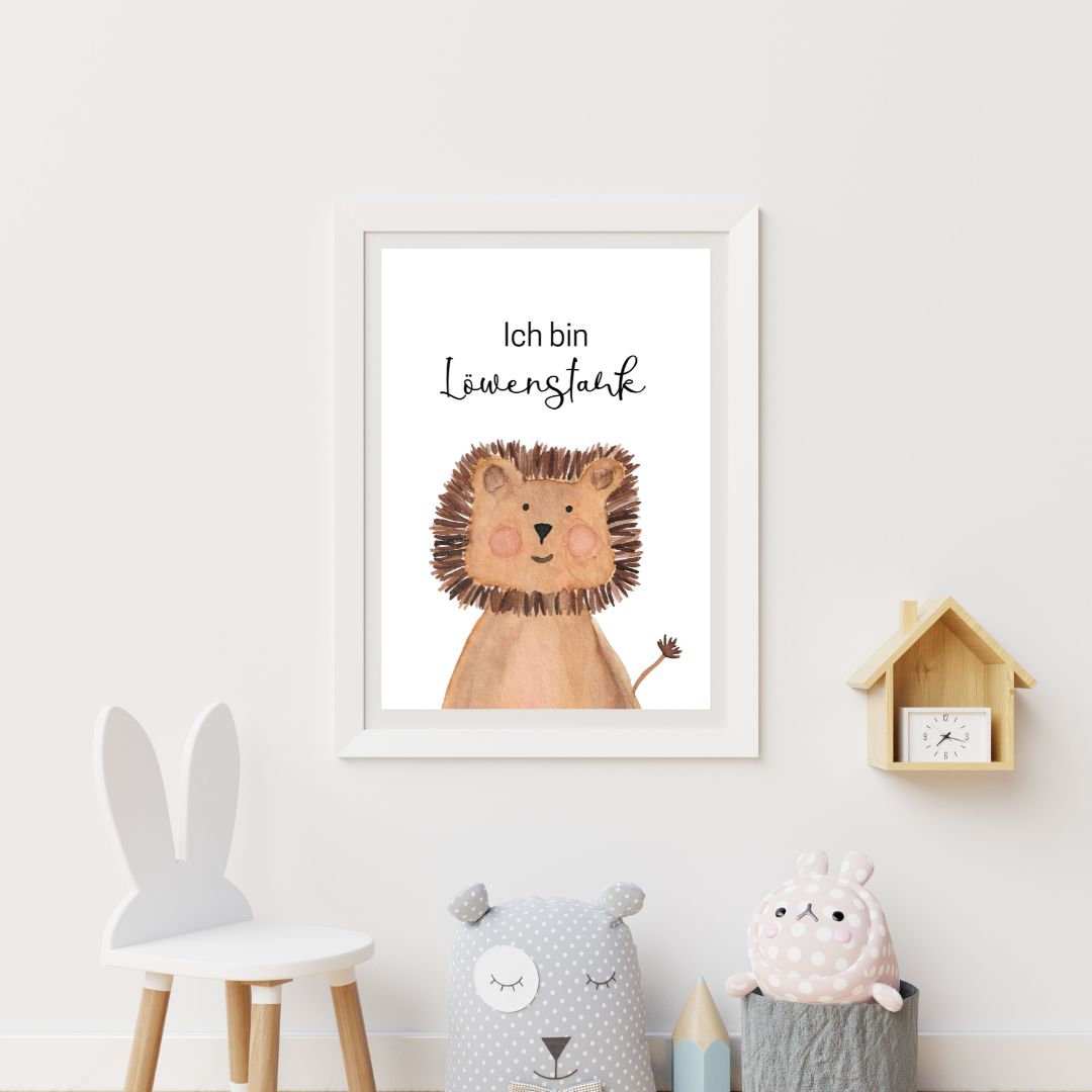 Mutmacher Poster "Löwenstark"