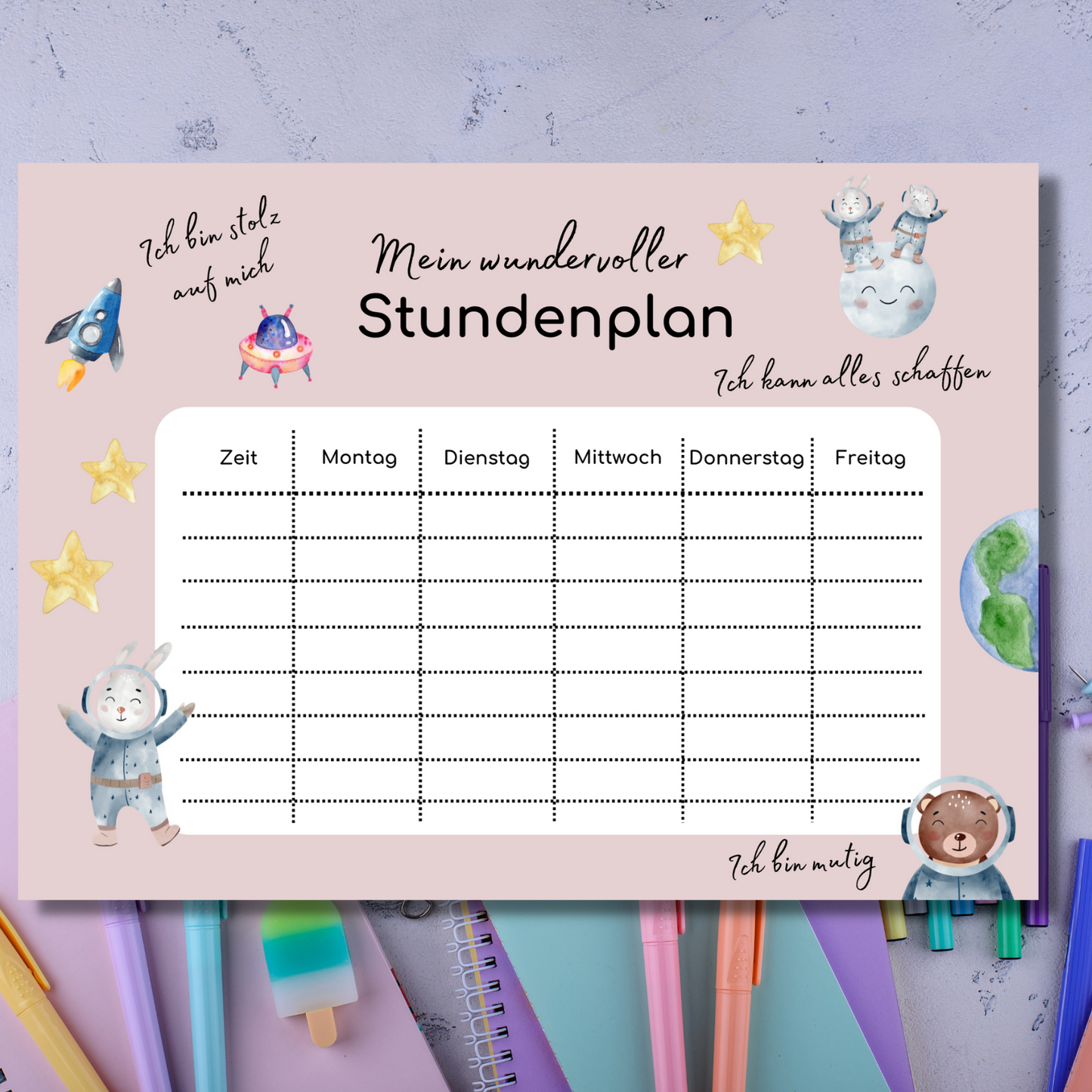 Stundenplan download EInschulung