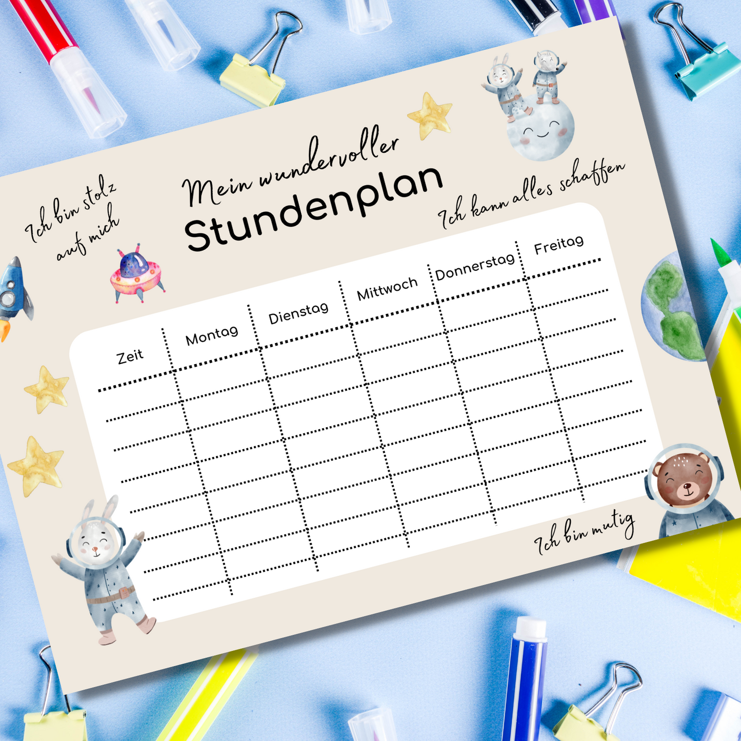Stundenplan Weltall download