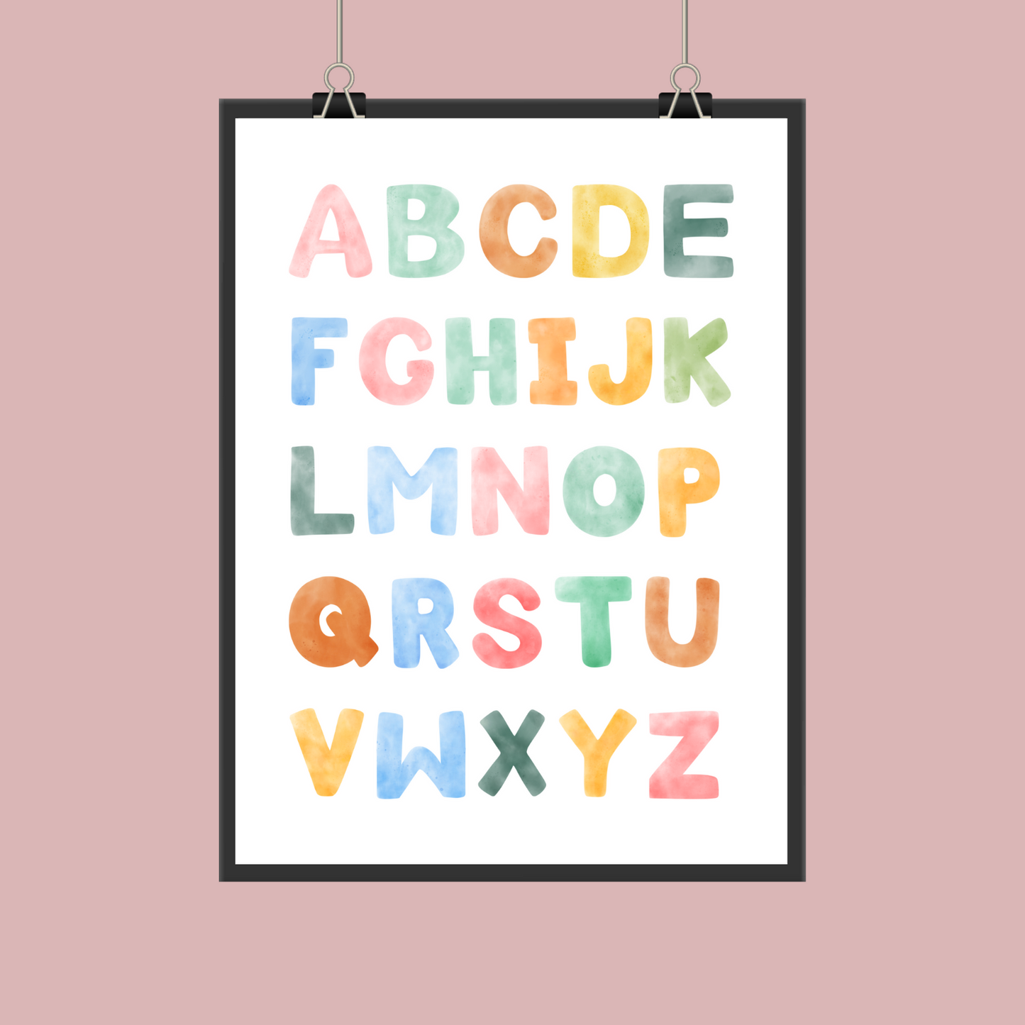 kinderzimmer lernposter abc