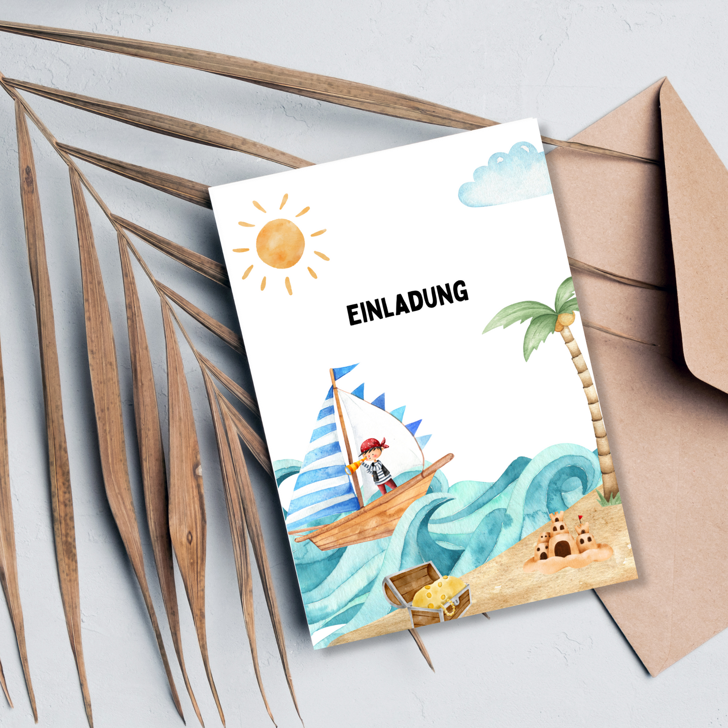 Pirateneinladungen für den perfekten Geburtstag. Für echte PiratenFans