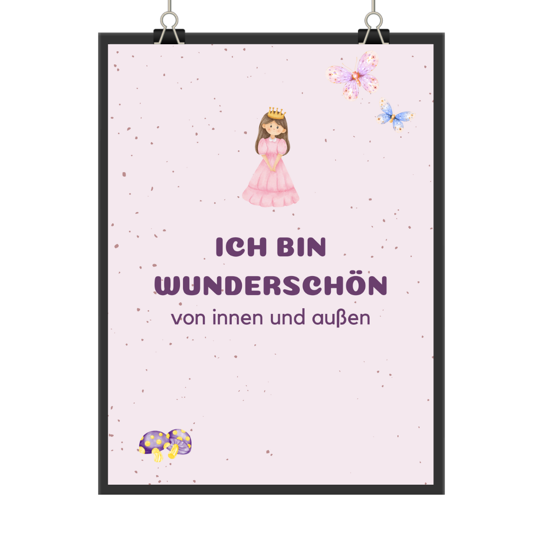 Affirmationsposter "Prinzessin"