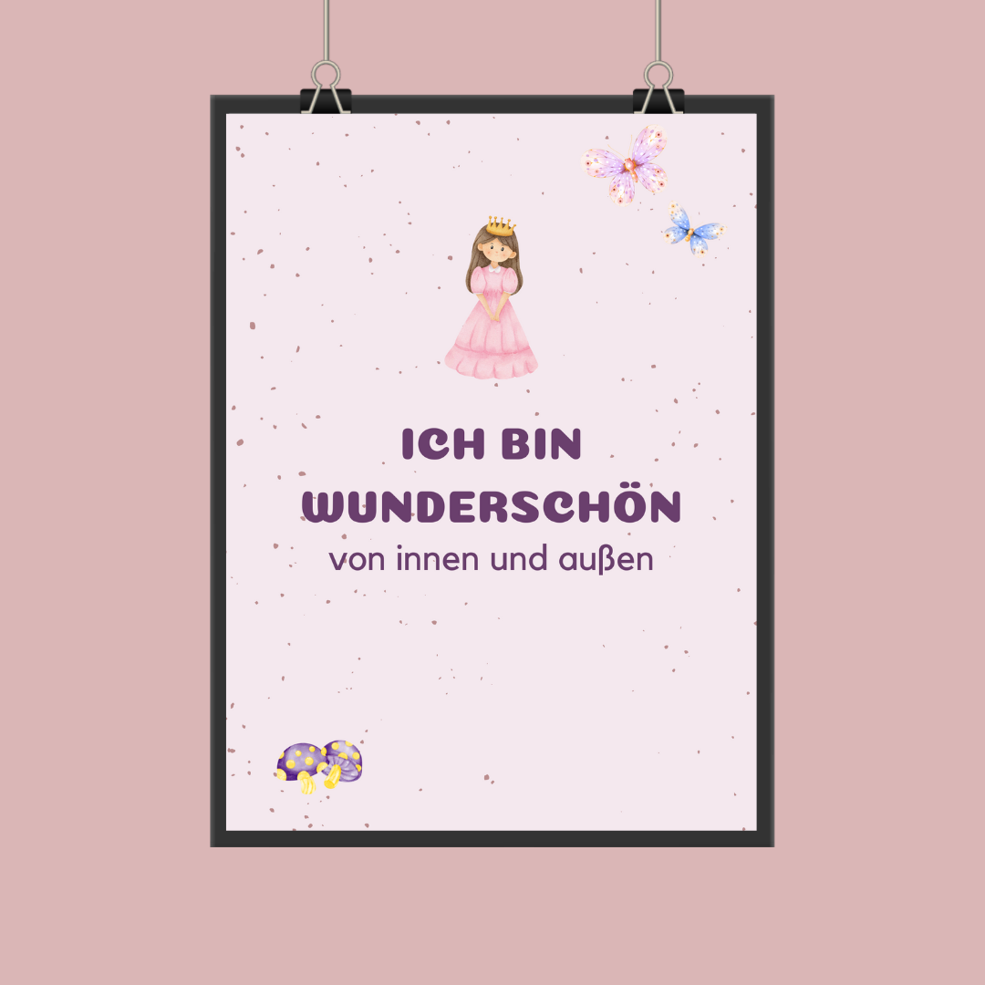 Affirmationsposter "Prinzessin"