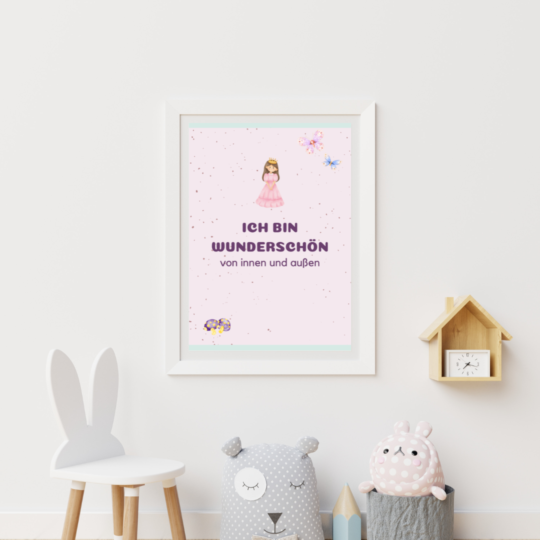 Affirmationsposter "Prinzessin"