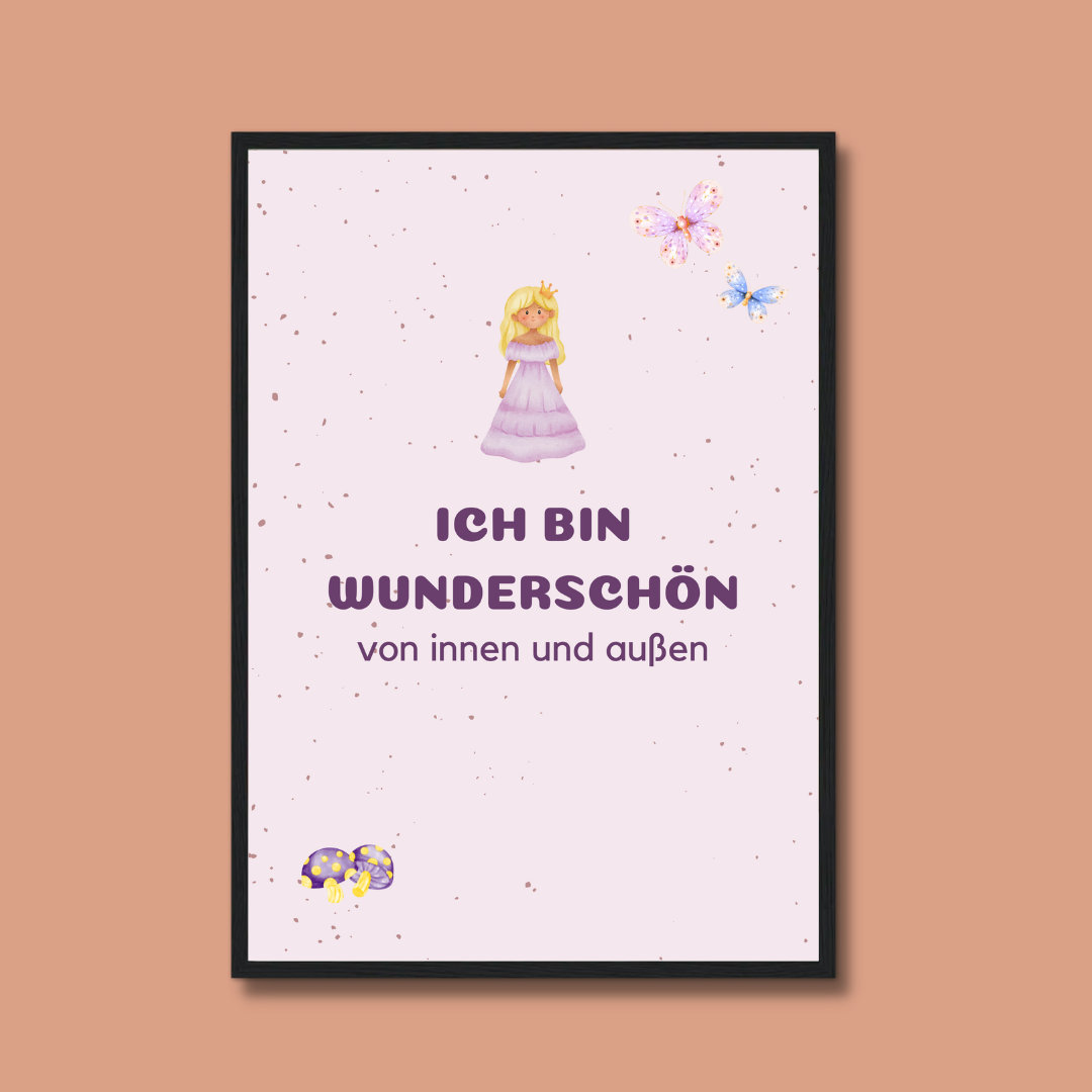 Affirmationsposter "Prinzessin"