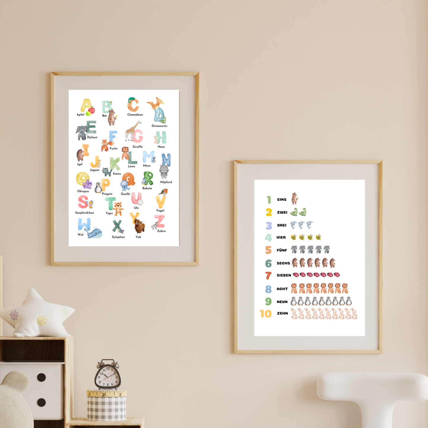 Buchstabenposter alphabet
