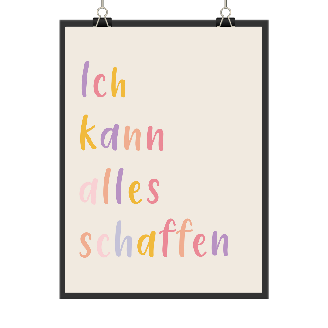 kinder poster geschenk 1 jahr