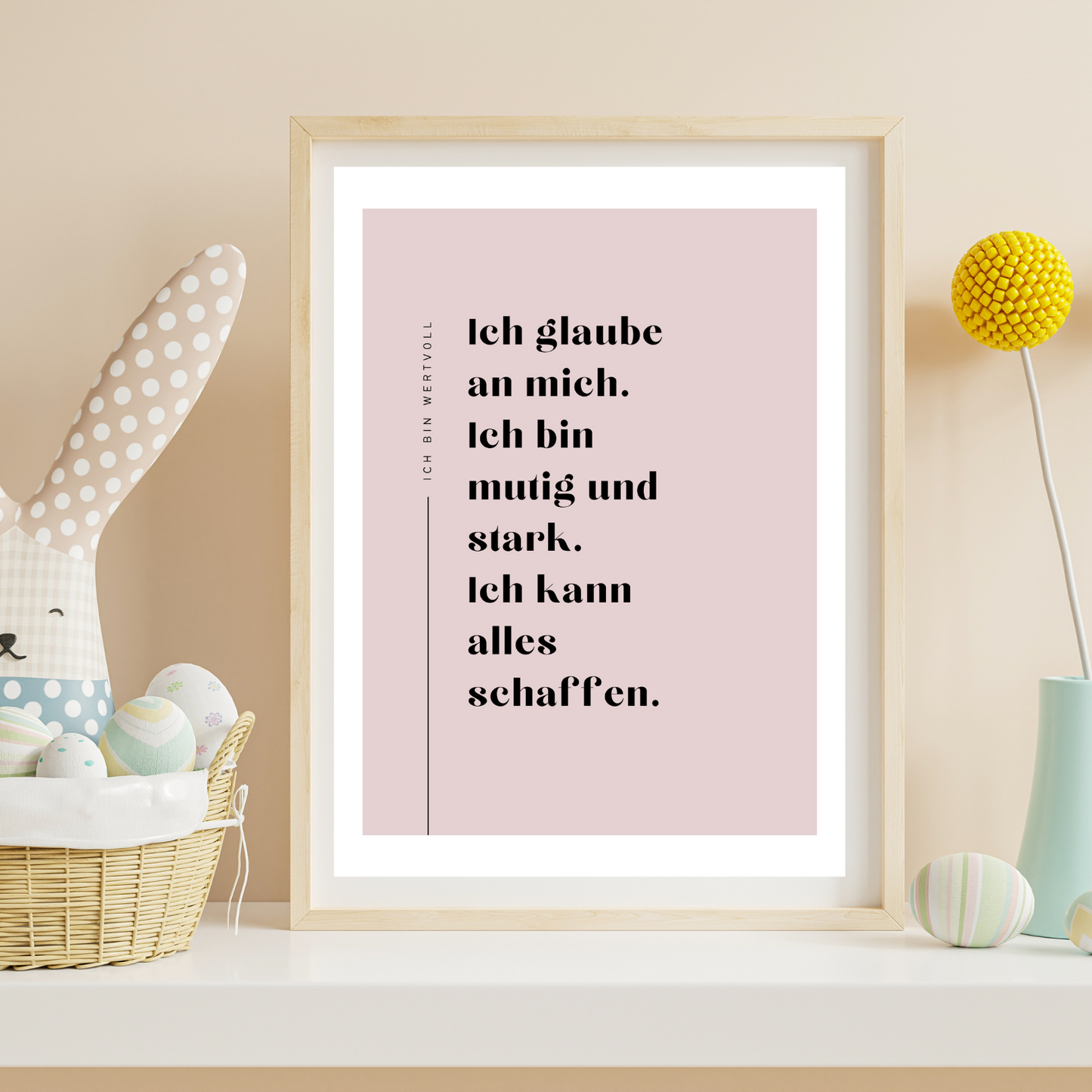 Selbstliebe Poster rosa