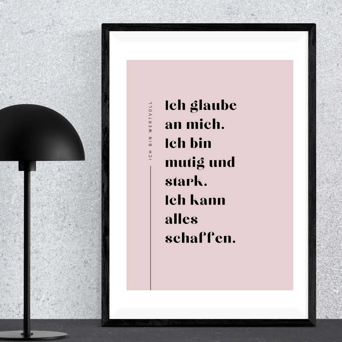 Ich glaube an mich poster