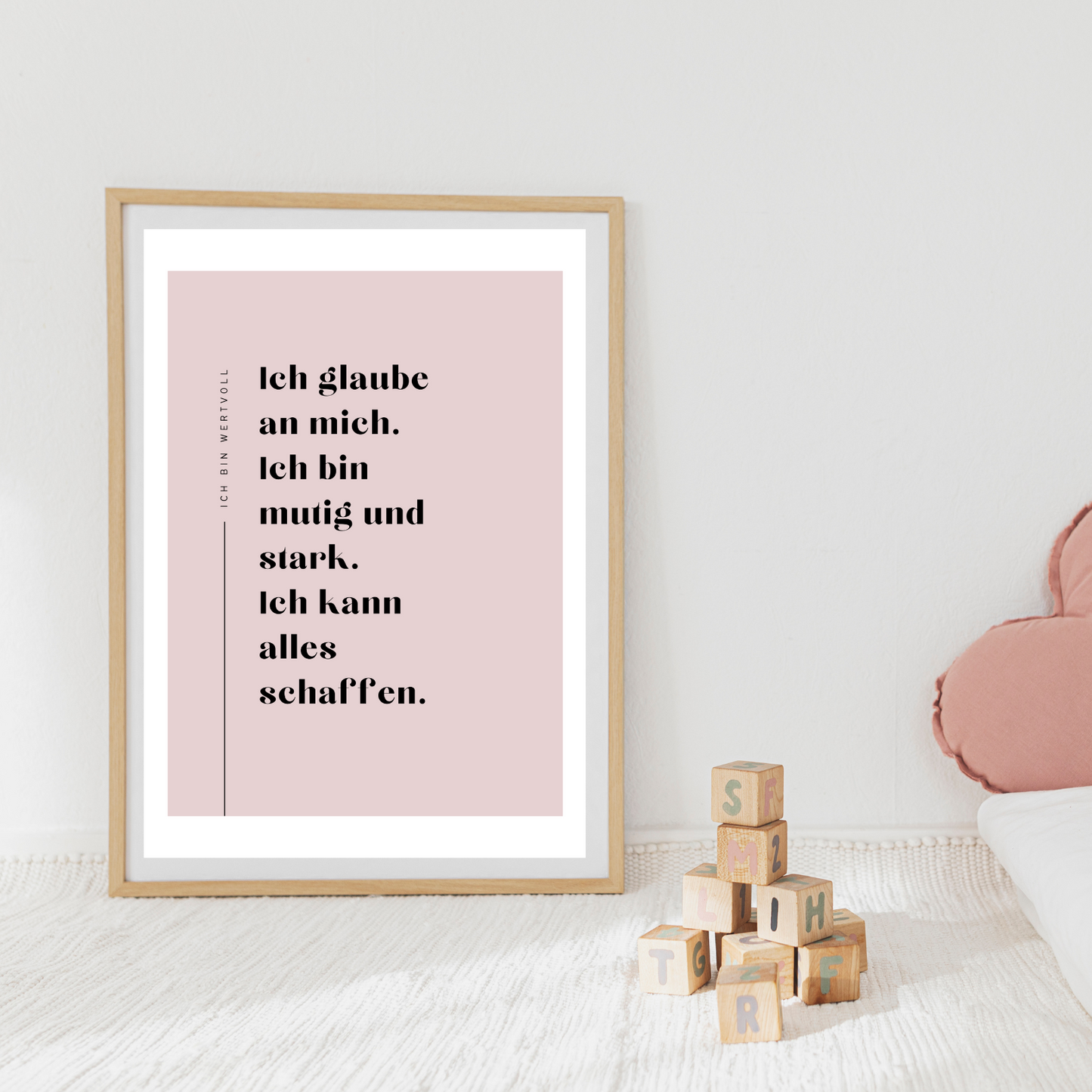 Poster Affirmationen kind