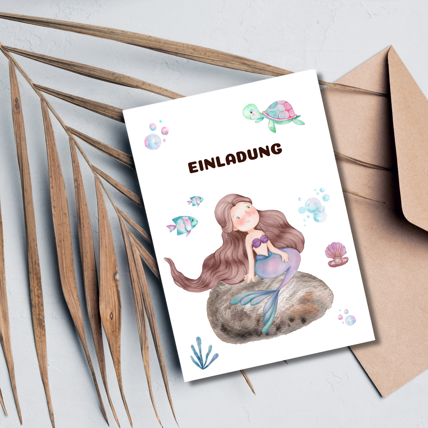 Einladungskarte Kindergeburtstag Mädchen