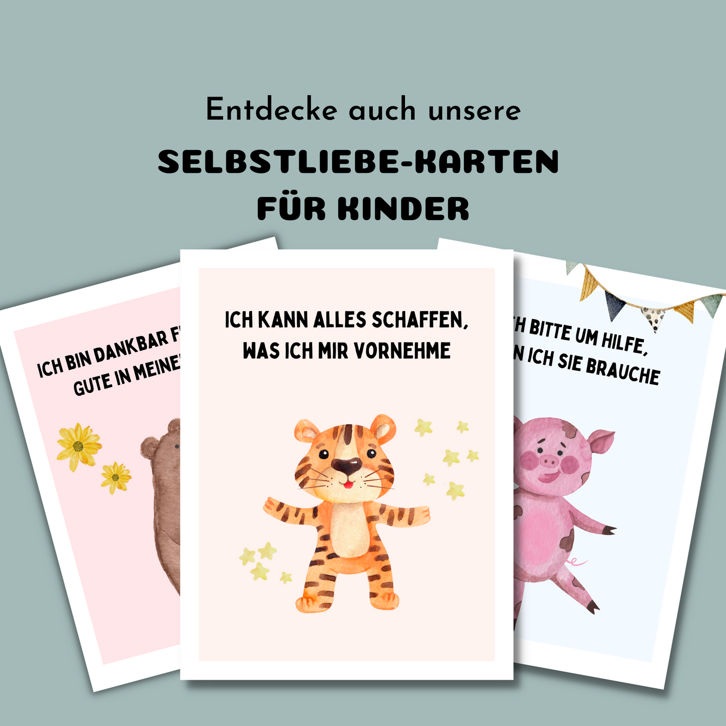 Stärkende Kinder Affirmationskarten mit positiven Glaubenssätzen