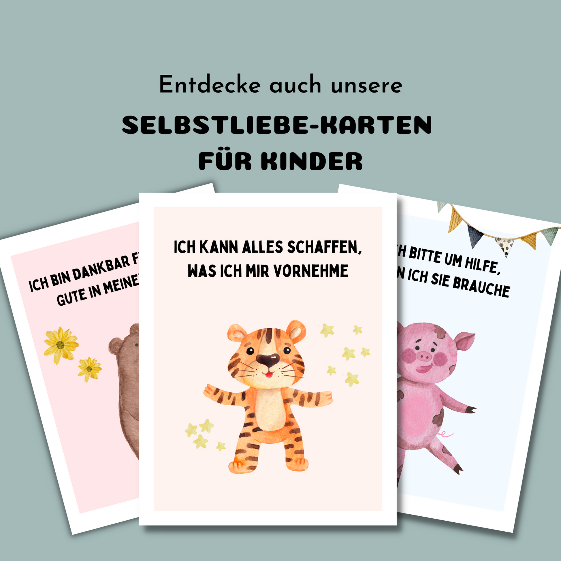 Stärkende Kinder Affirmationskarten mit positiven Glaubenssätzen