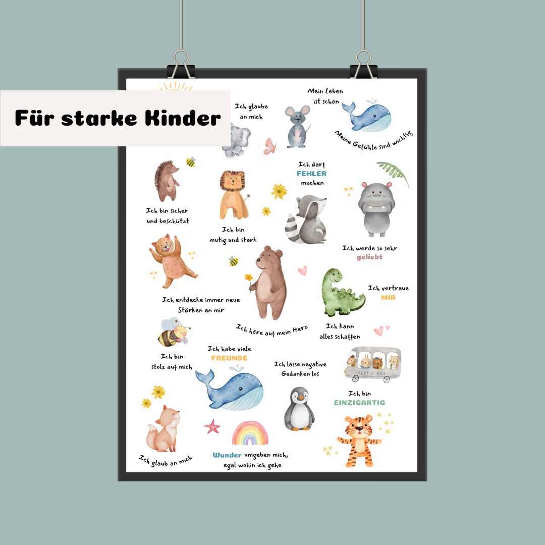 Mutmacher Poster Schulkind