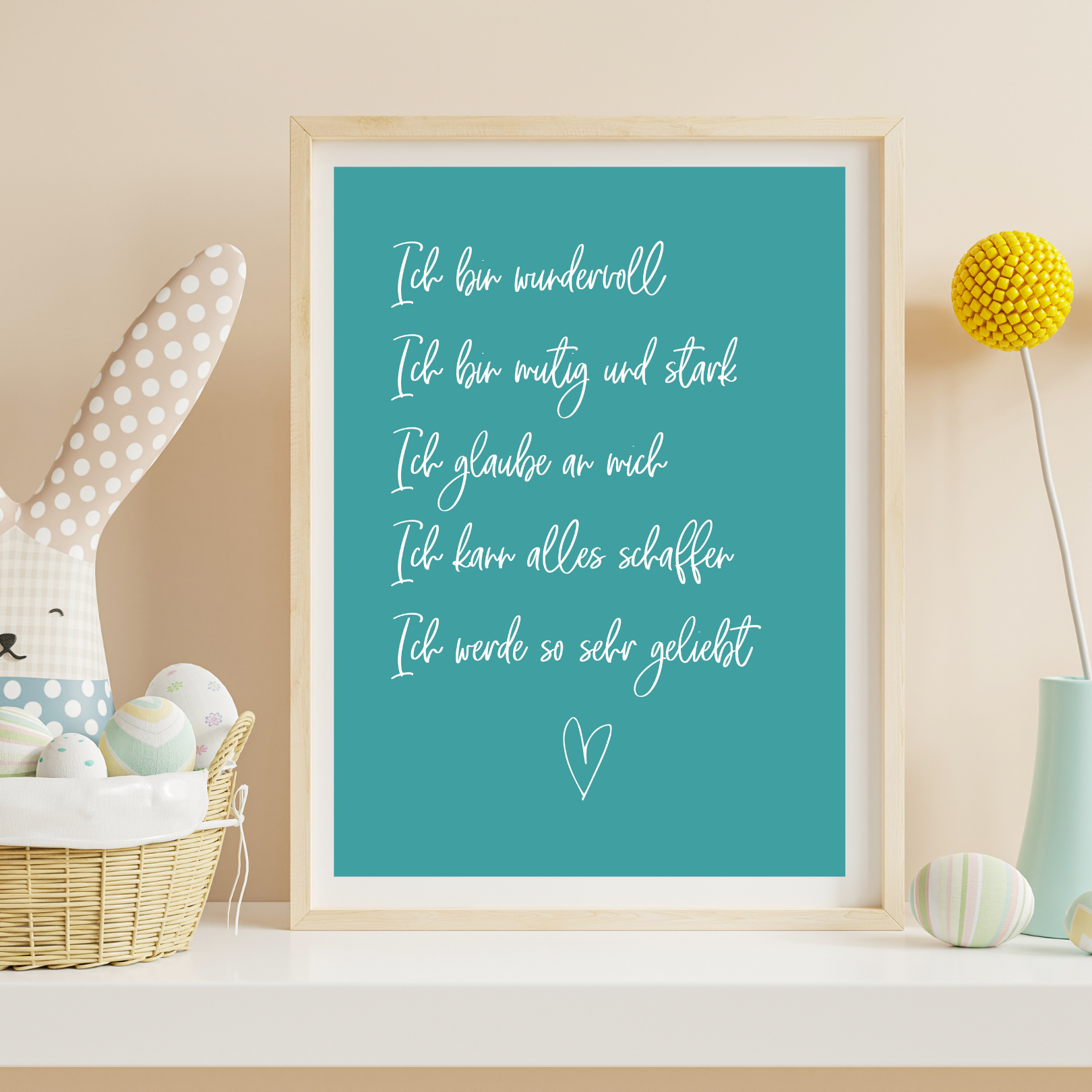Affirmationsposter für Schulkinder