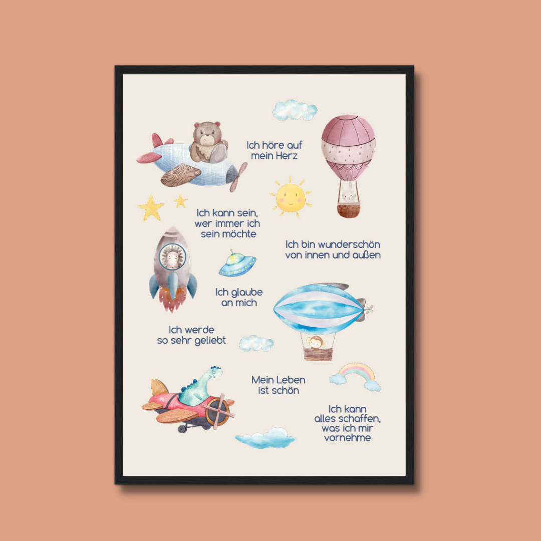 Kinder Poster Deko