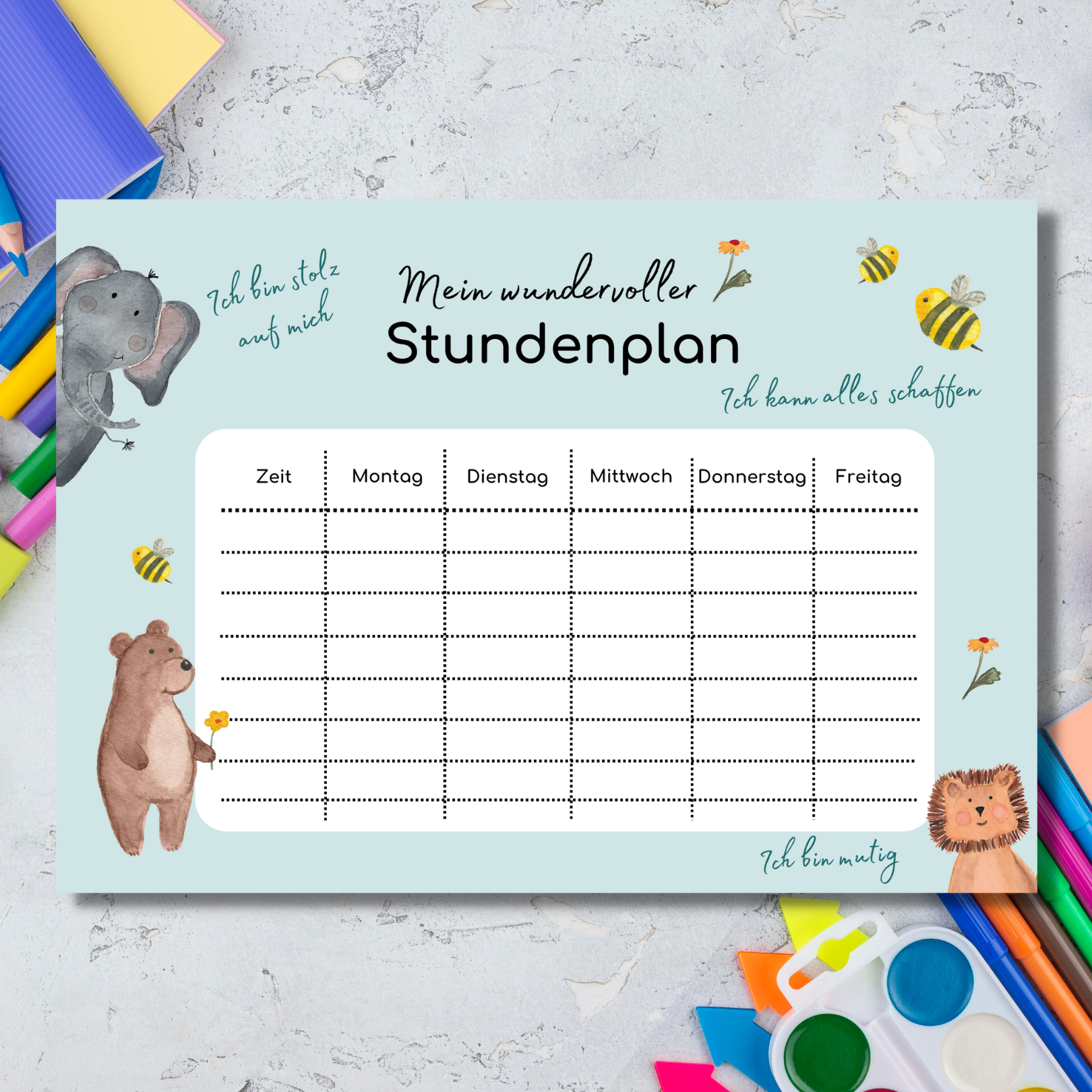 Stundenplan digitaler download