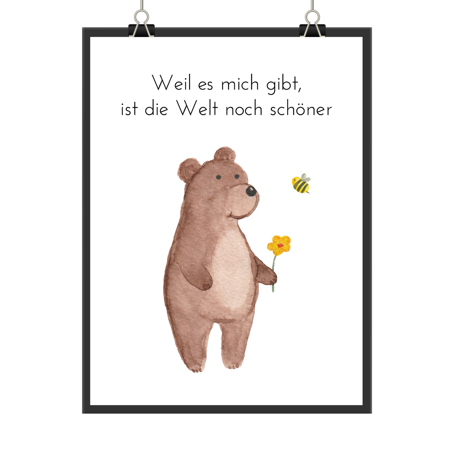 Poster Bär für Kinder