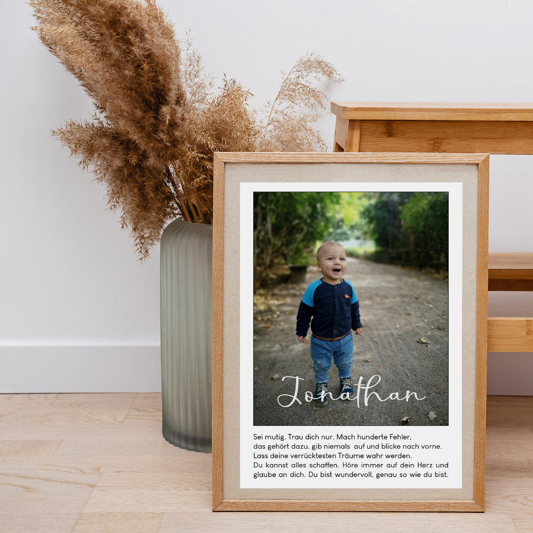 Personalisierbares Poster fürs Kinderzimmer