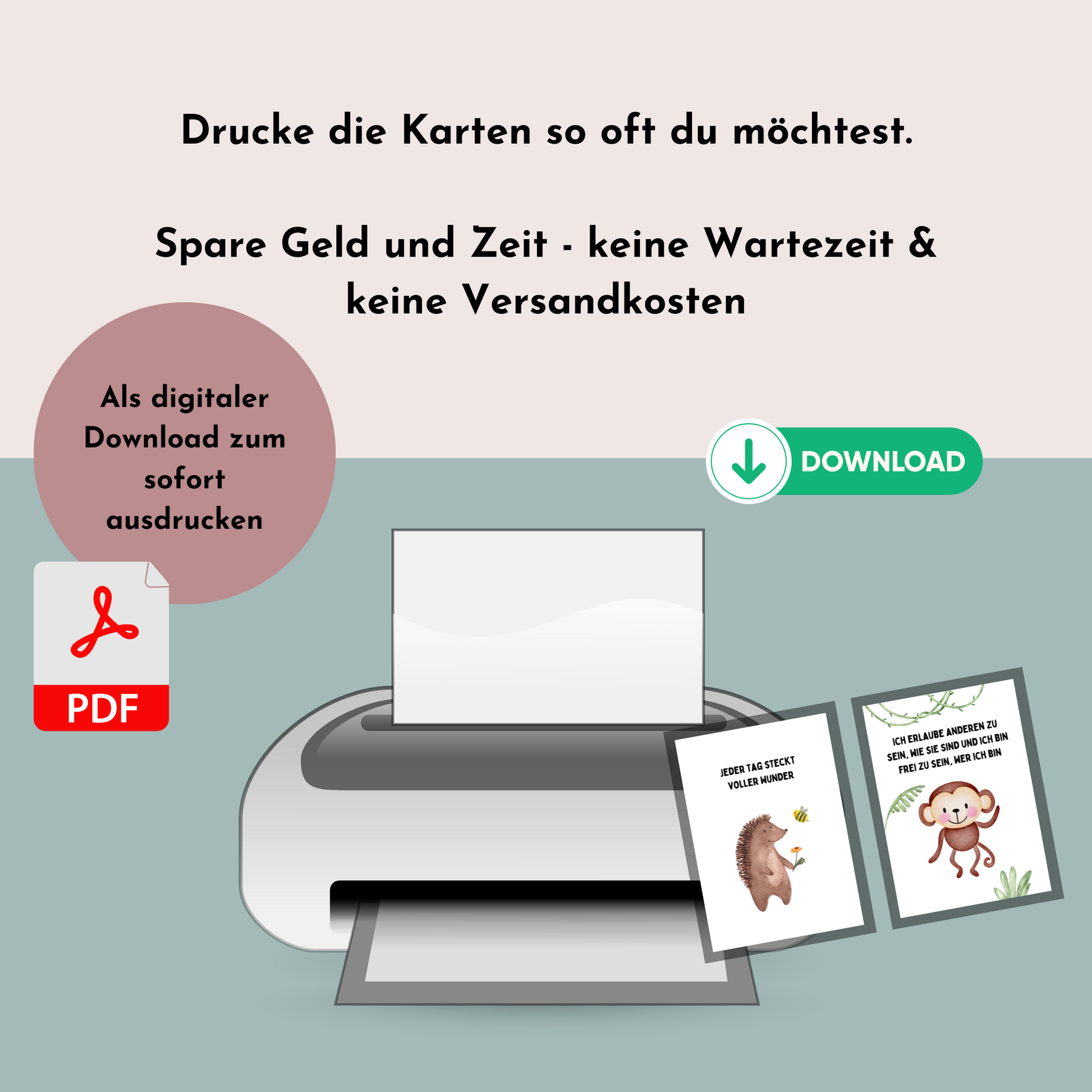 Kinder-Affirmationskarten - Positives Denken und Selbstbewusstsein spielerisch fördern