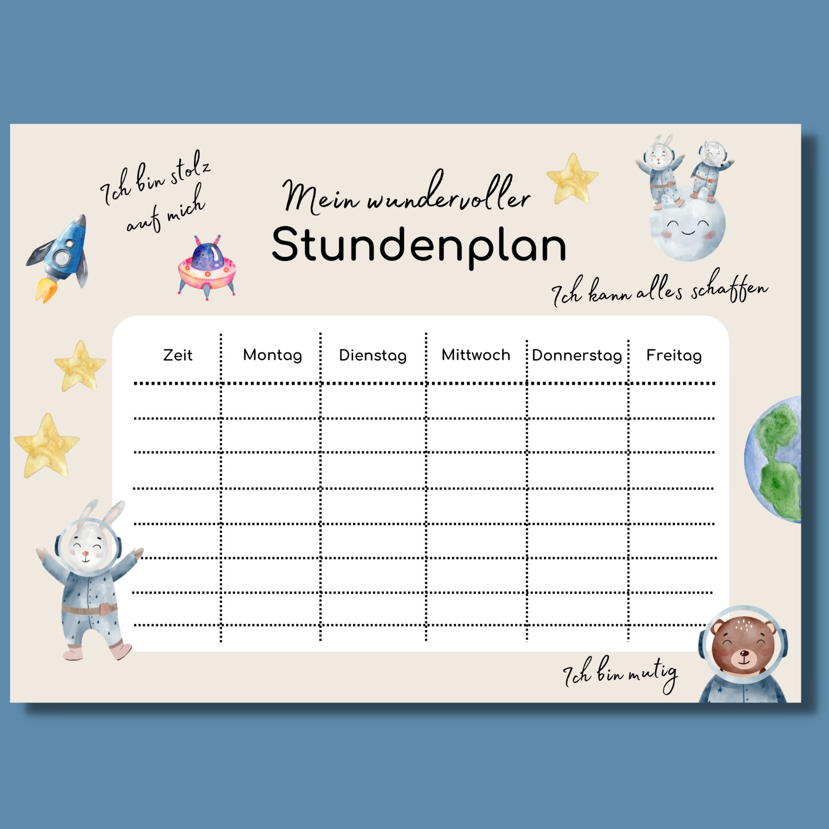 Stundenplan digitaler download 