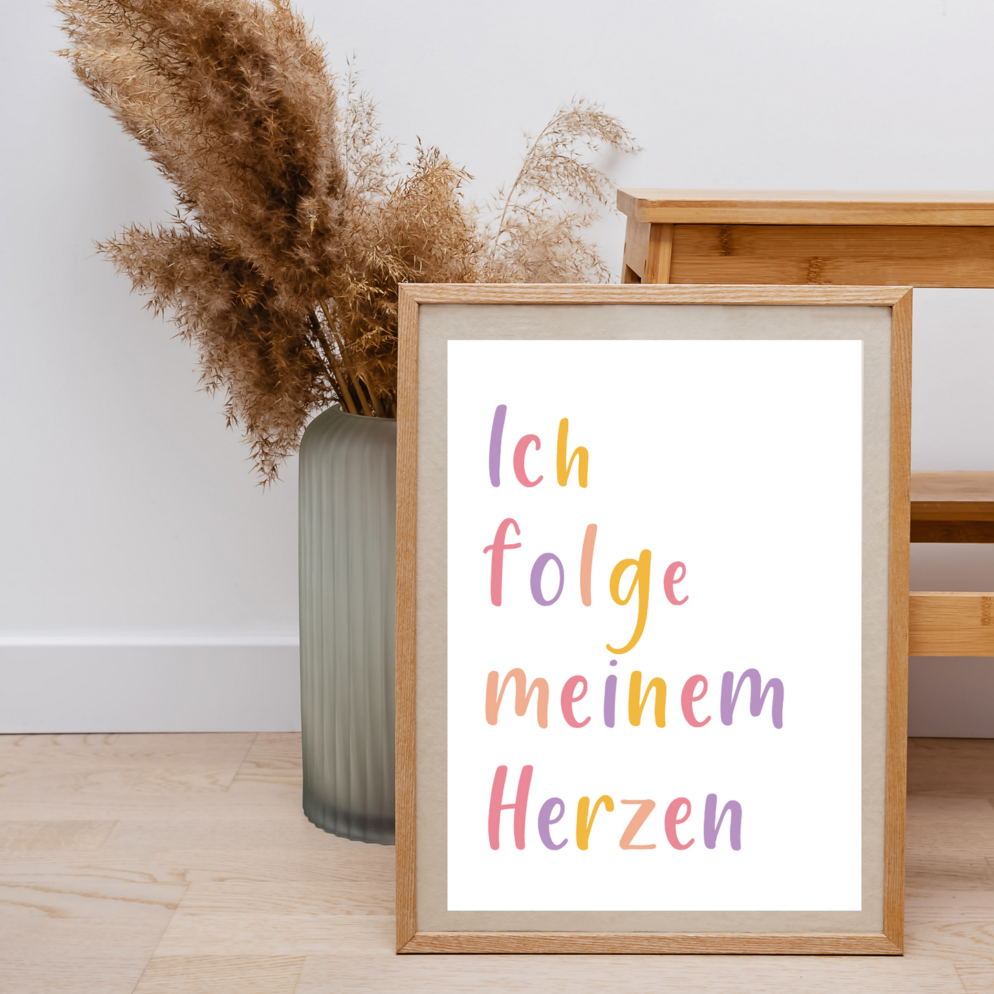 Kinderzimmer Poster rosa
