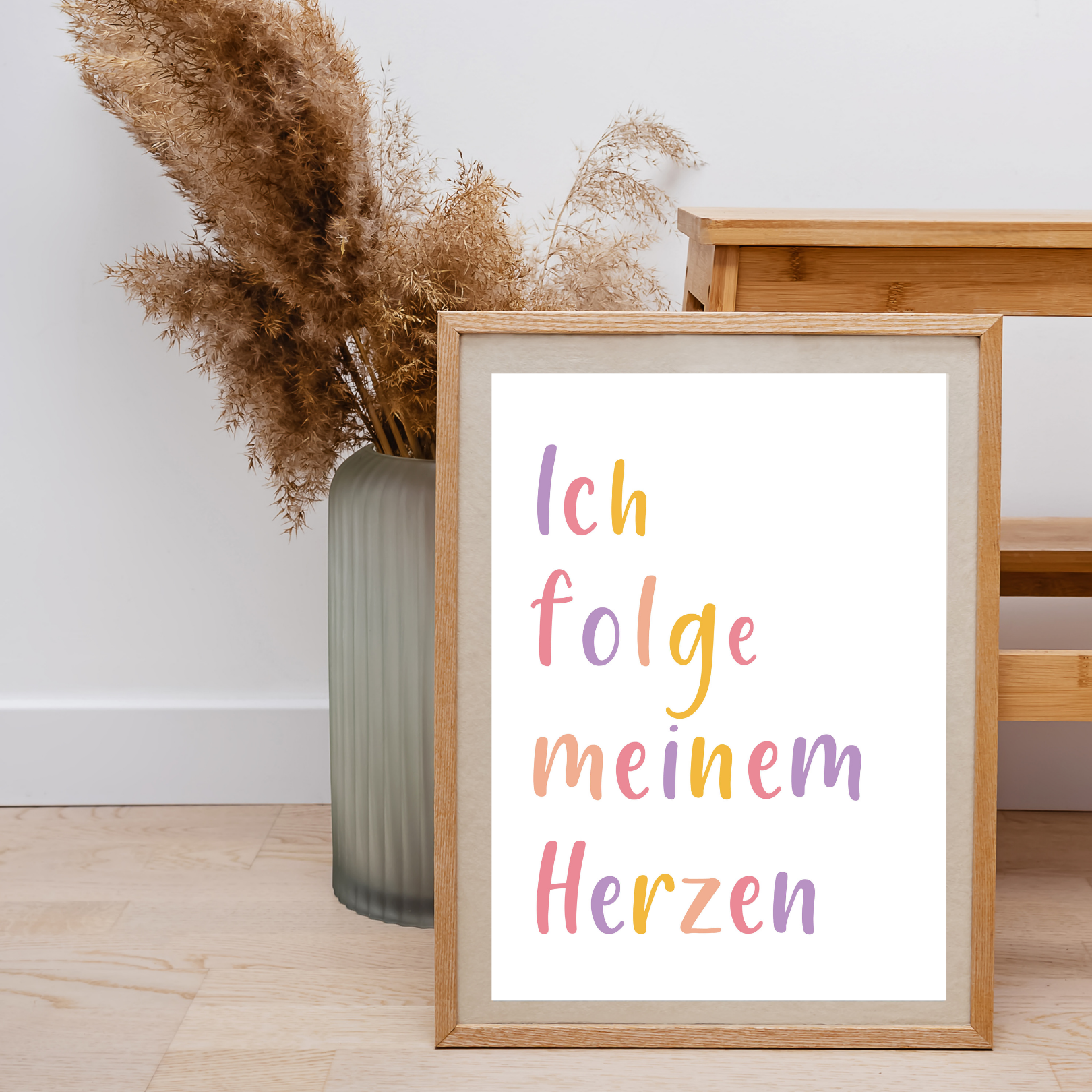 Kinderzimmer Poster rosa