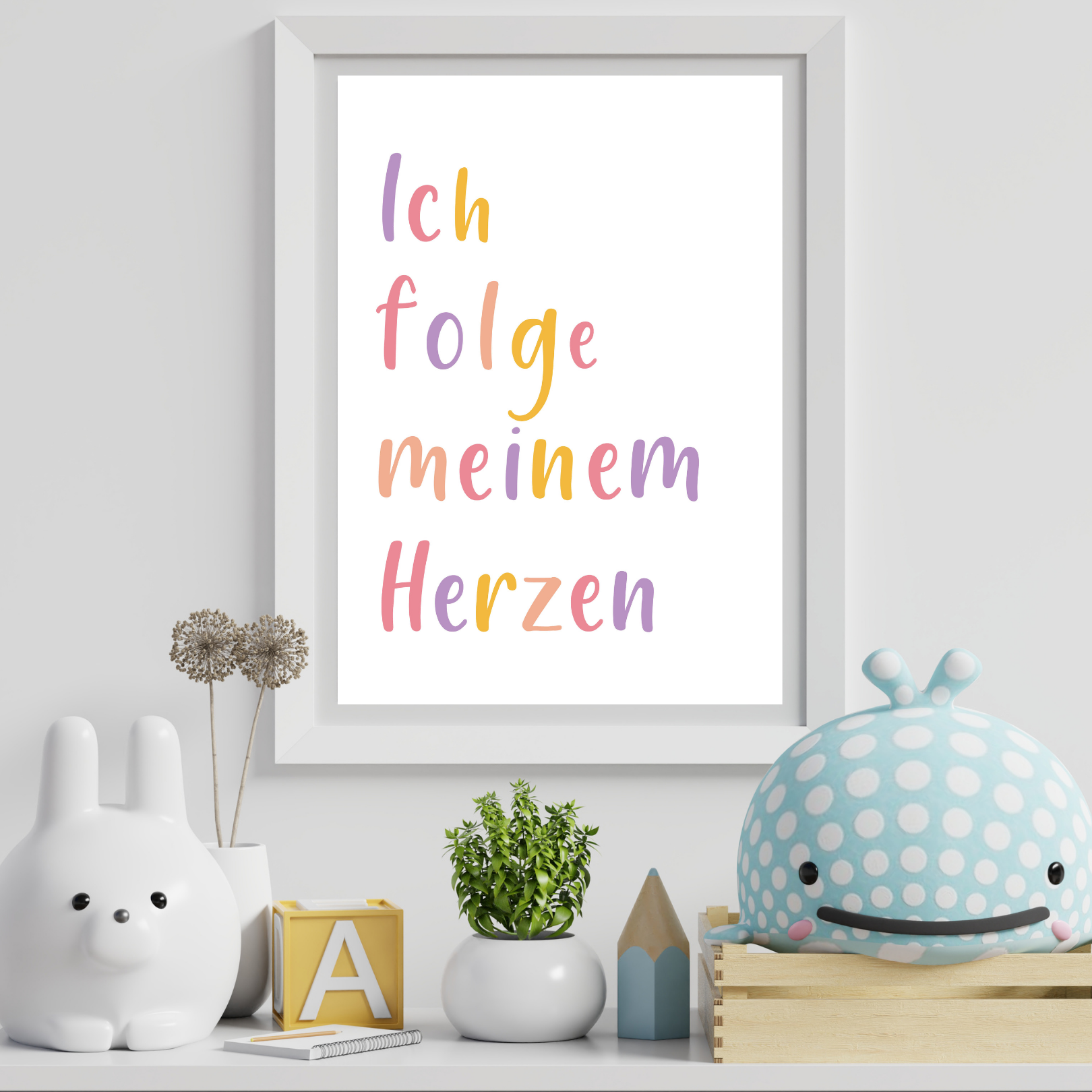 Kinderzimmer Wanddeko Affirmationsposter