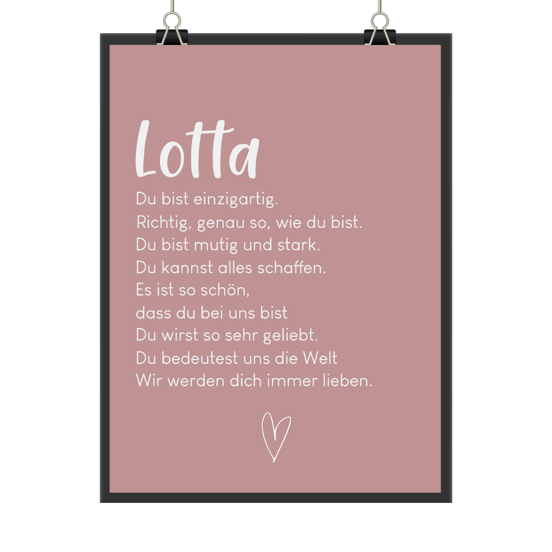 Personalisierte Poster für Kinder