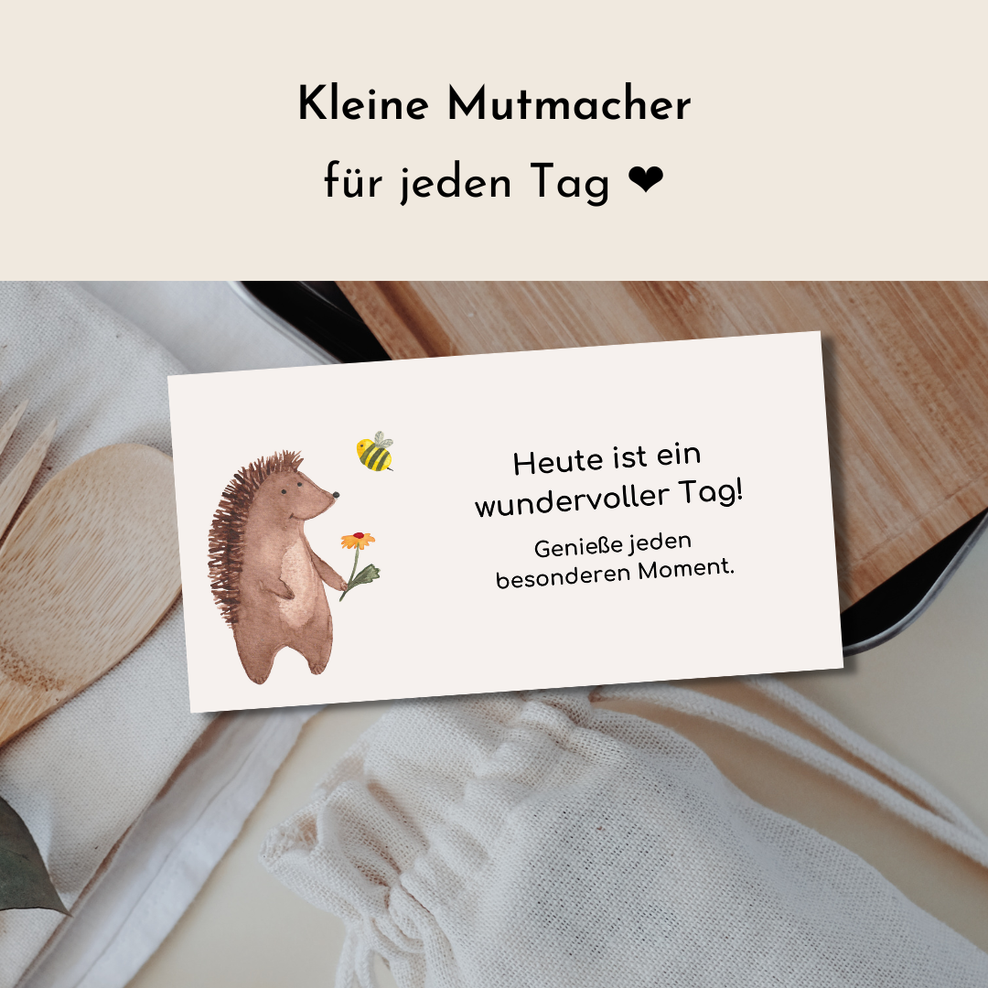 Lunchbox Selbstliebe Karten Kinder