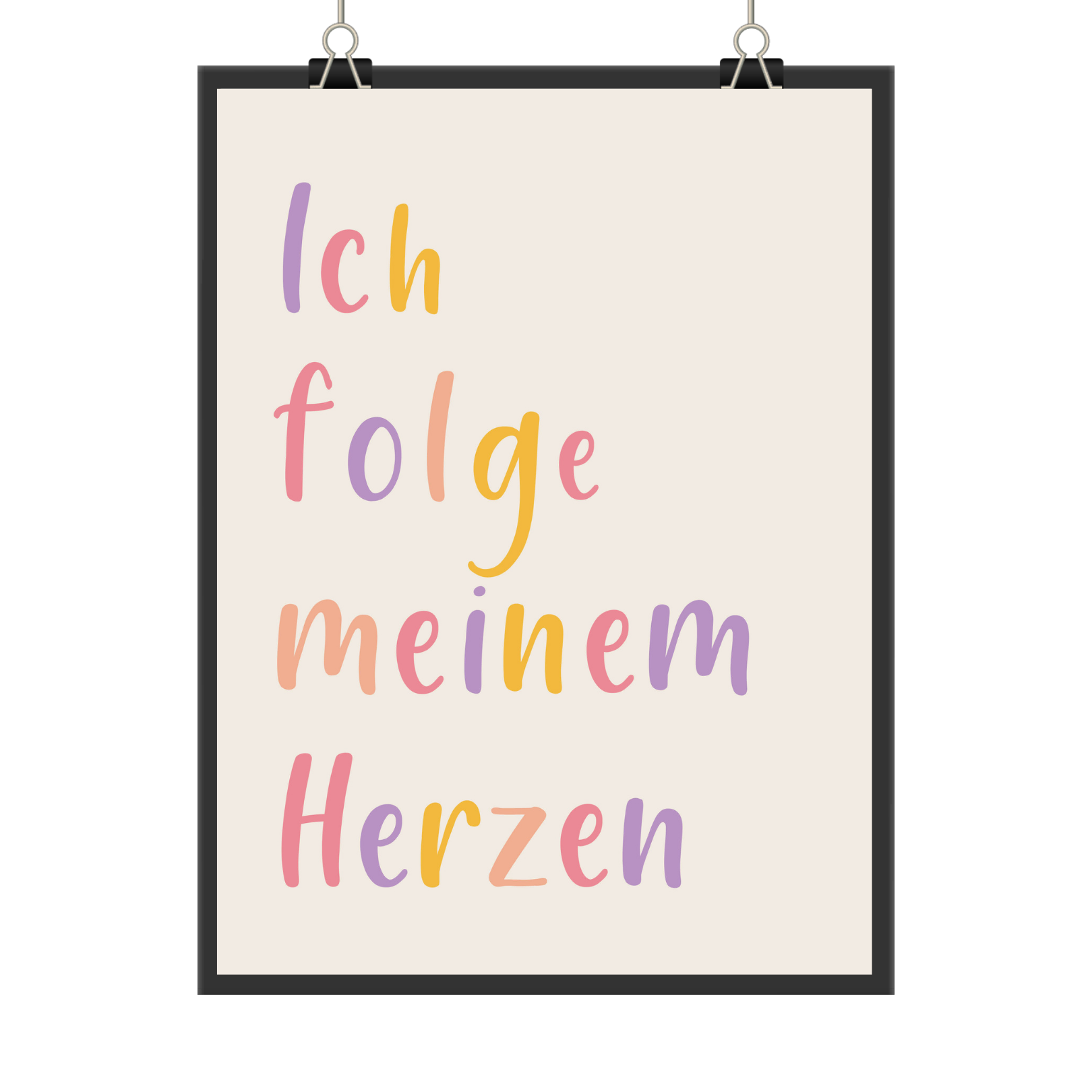 Rosa Mutmacher Poster 