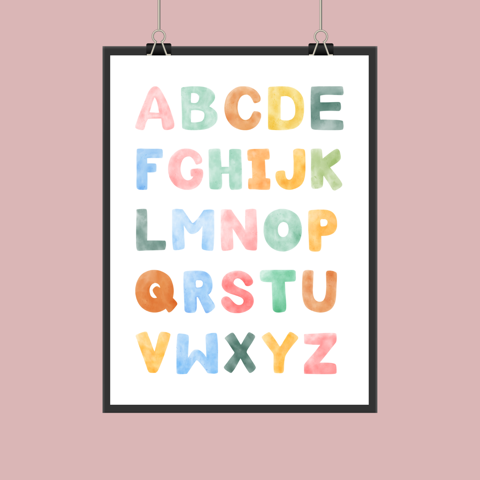 kinderzimmer lernposter abc