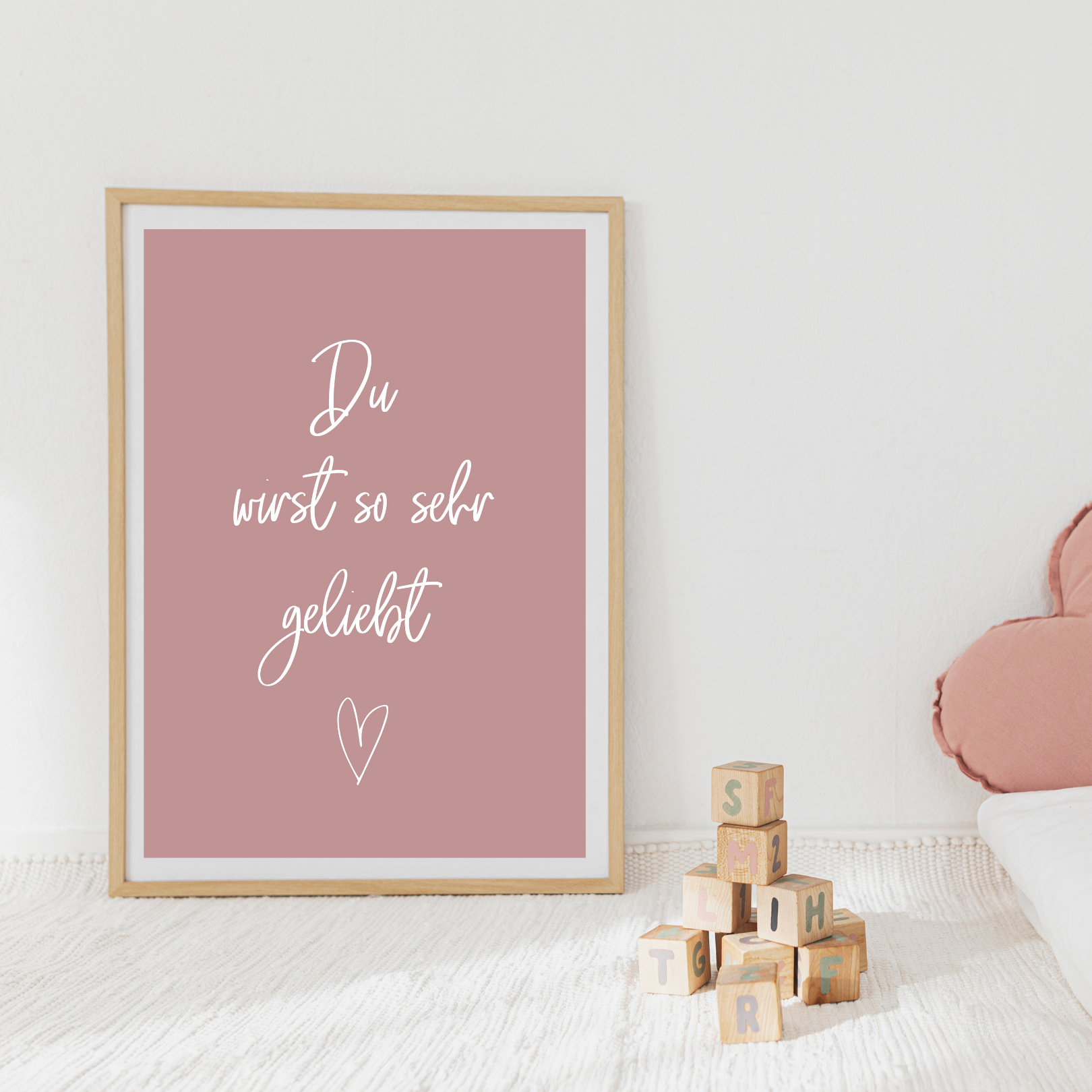 Kinderzimmerdeko Mädchen rosa