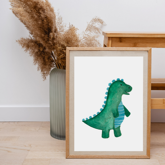 Kinderzimmer Junge Dino Poster