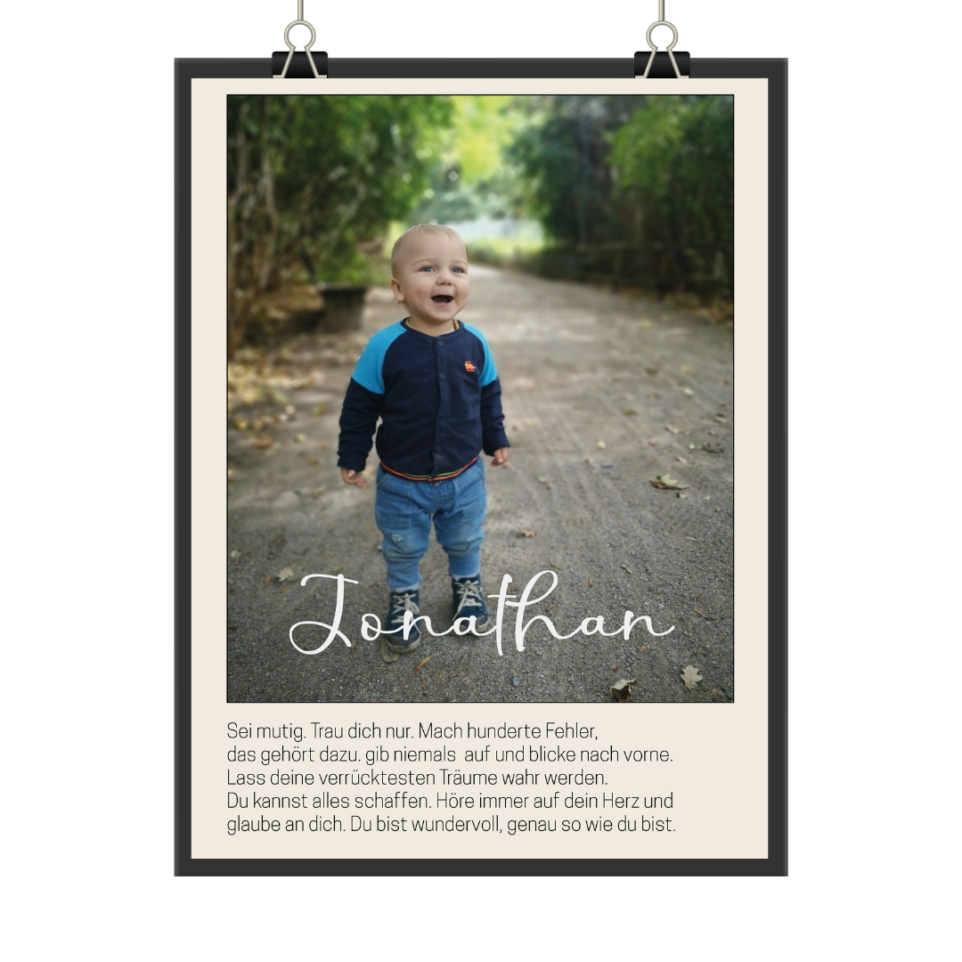individuelles Kinderposter
