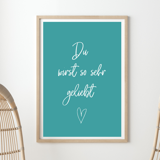 Kinderzimmer Poster Junge