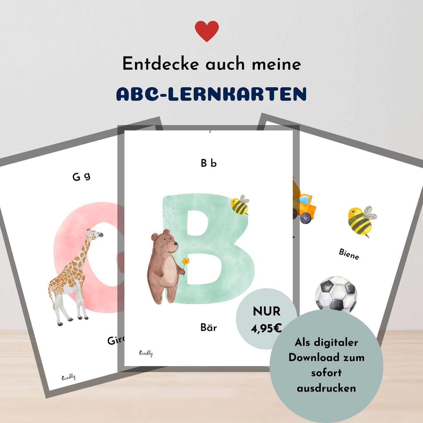 ABC Lernkarten Kinder