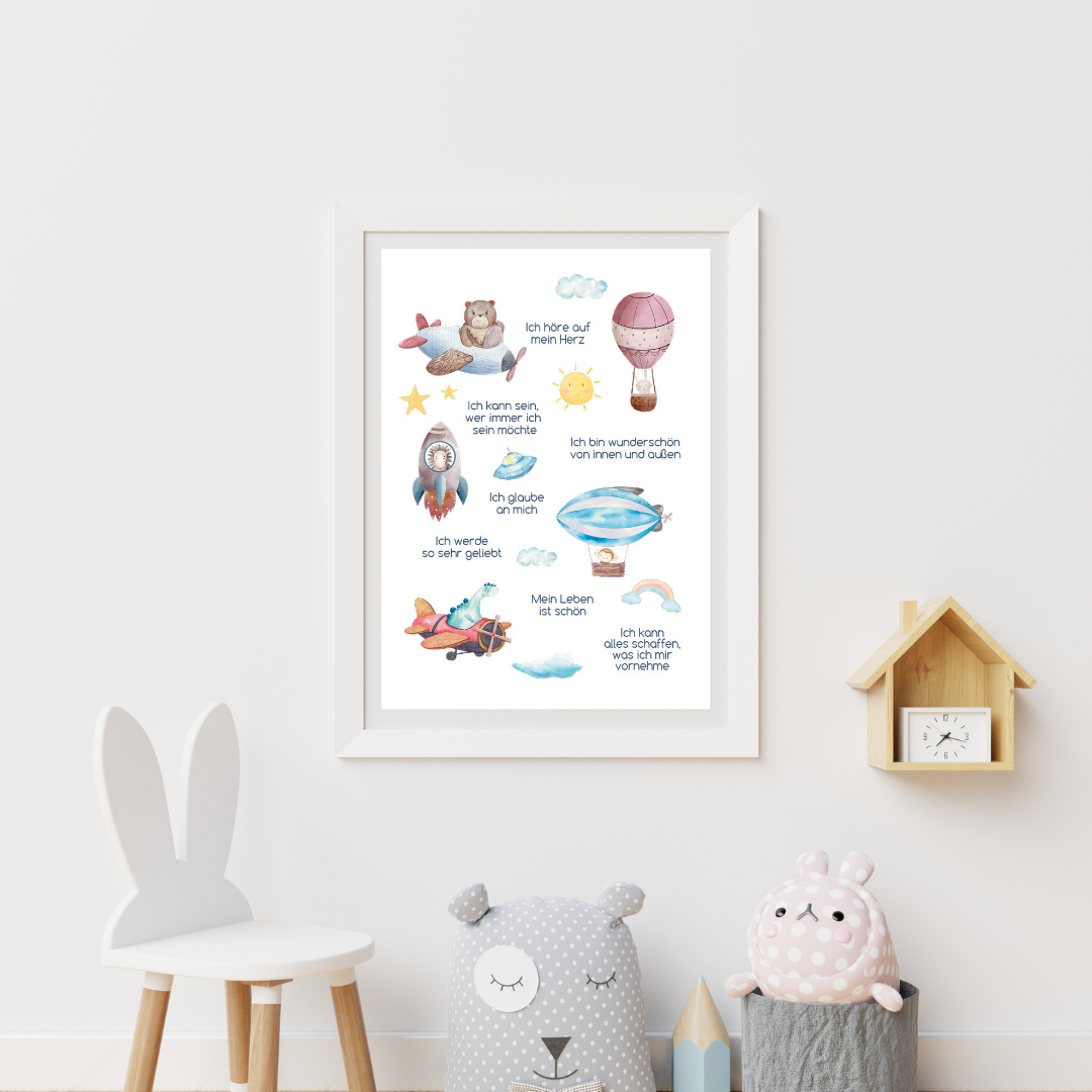 Kinderposter Mädchen