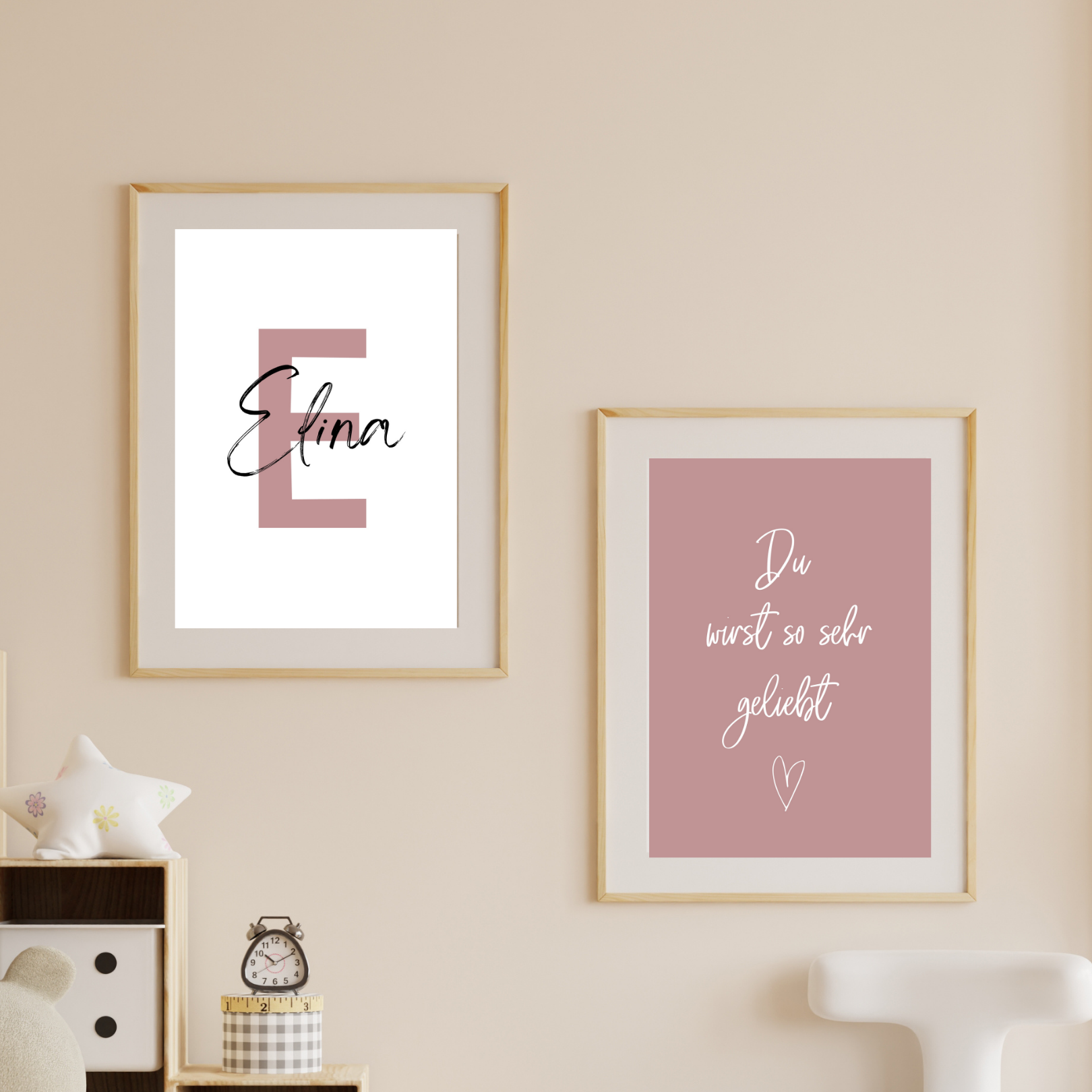 Poster 2er Set Kinderzimmer