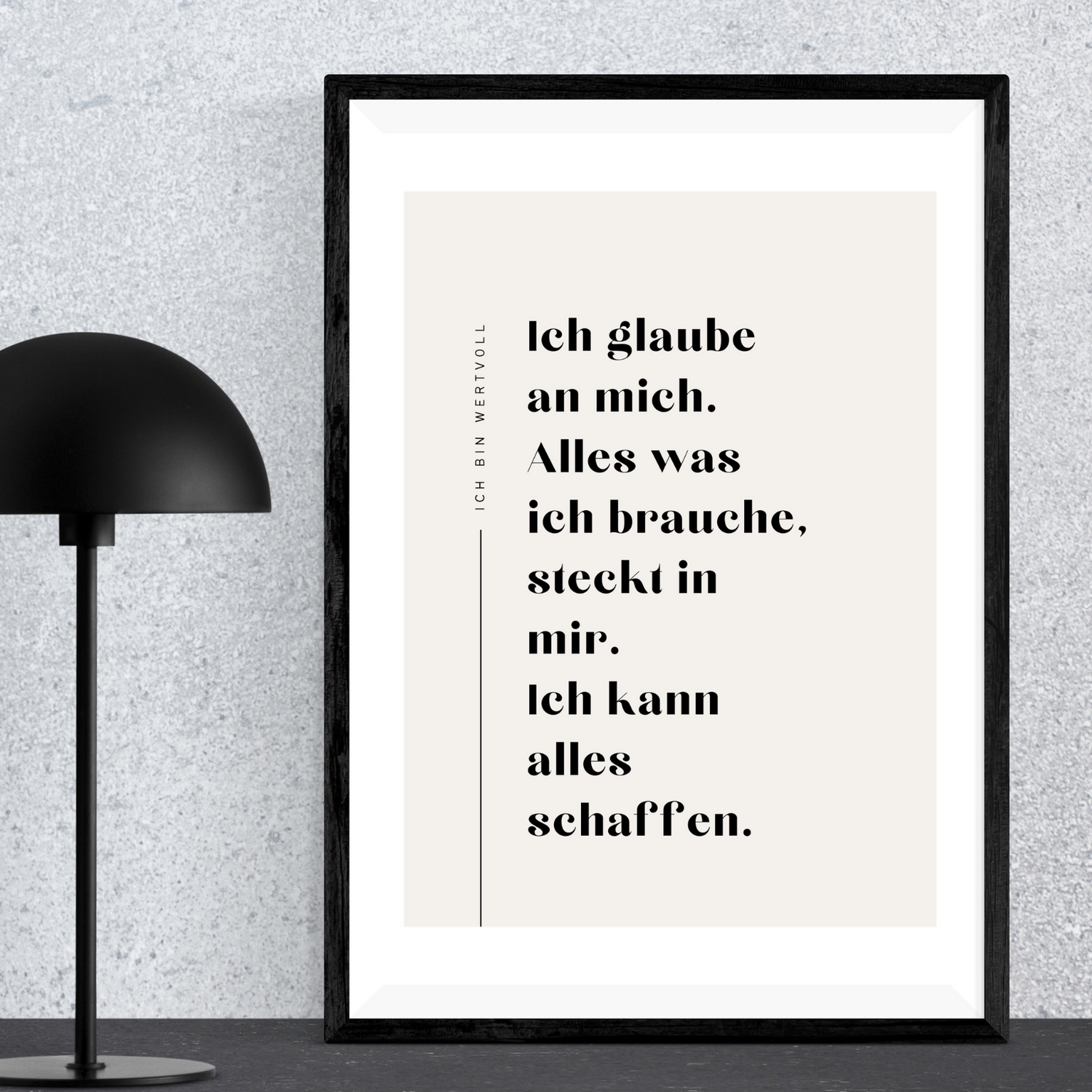 Selbstliebe Affirmationsposter