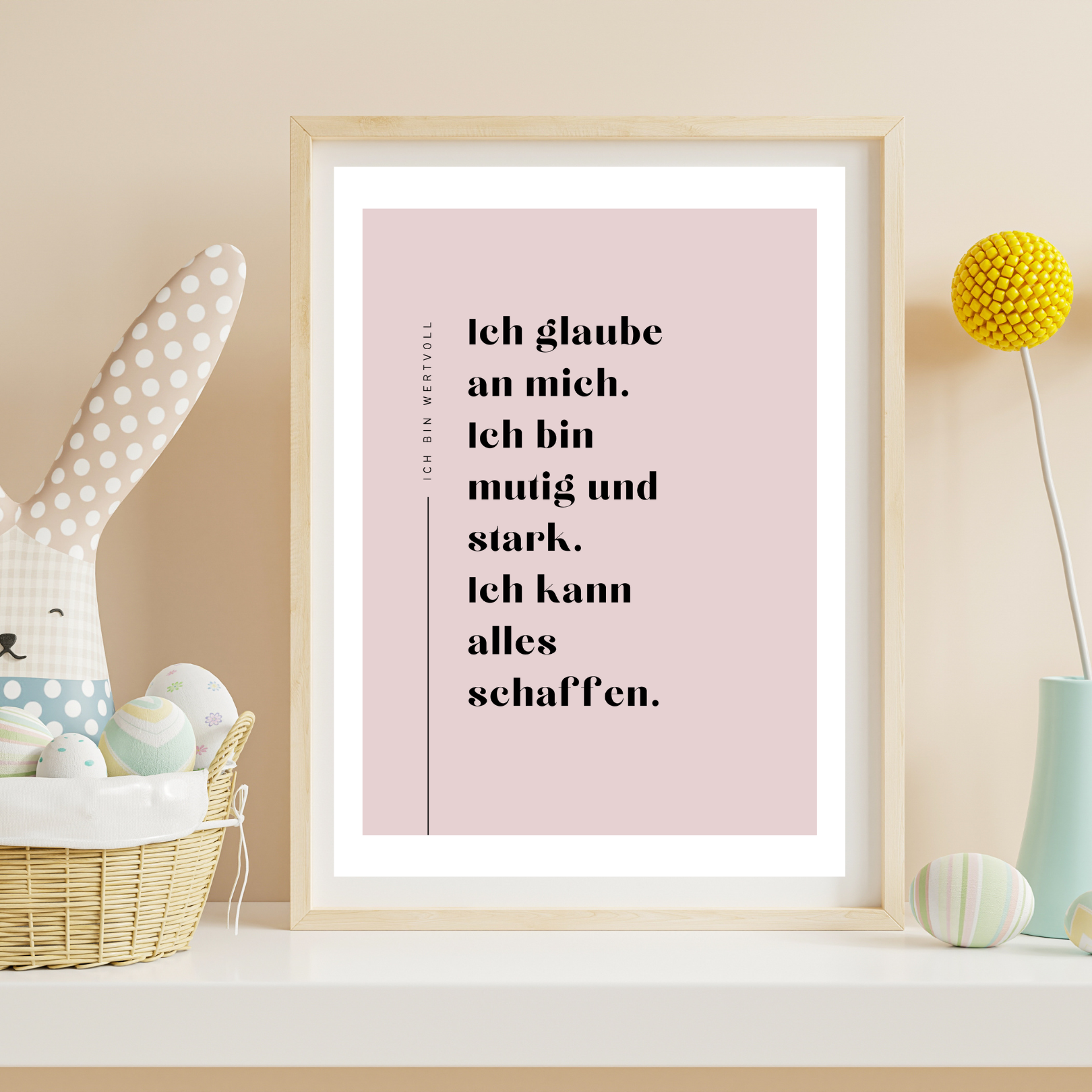 Selbstliebe Poster rosa