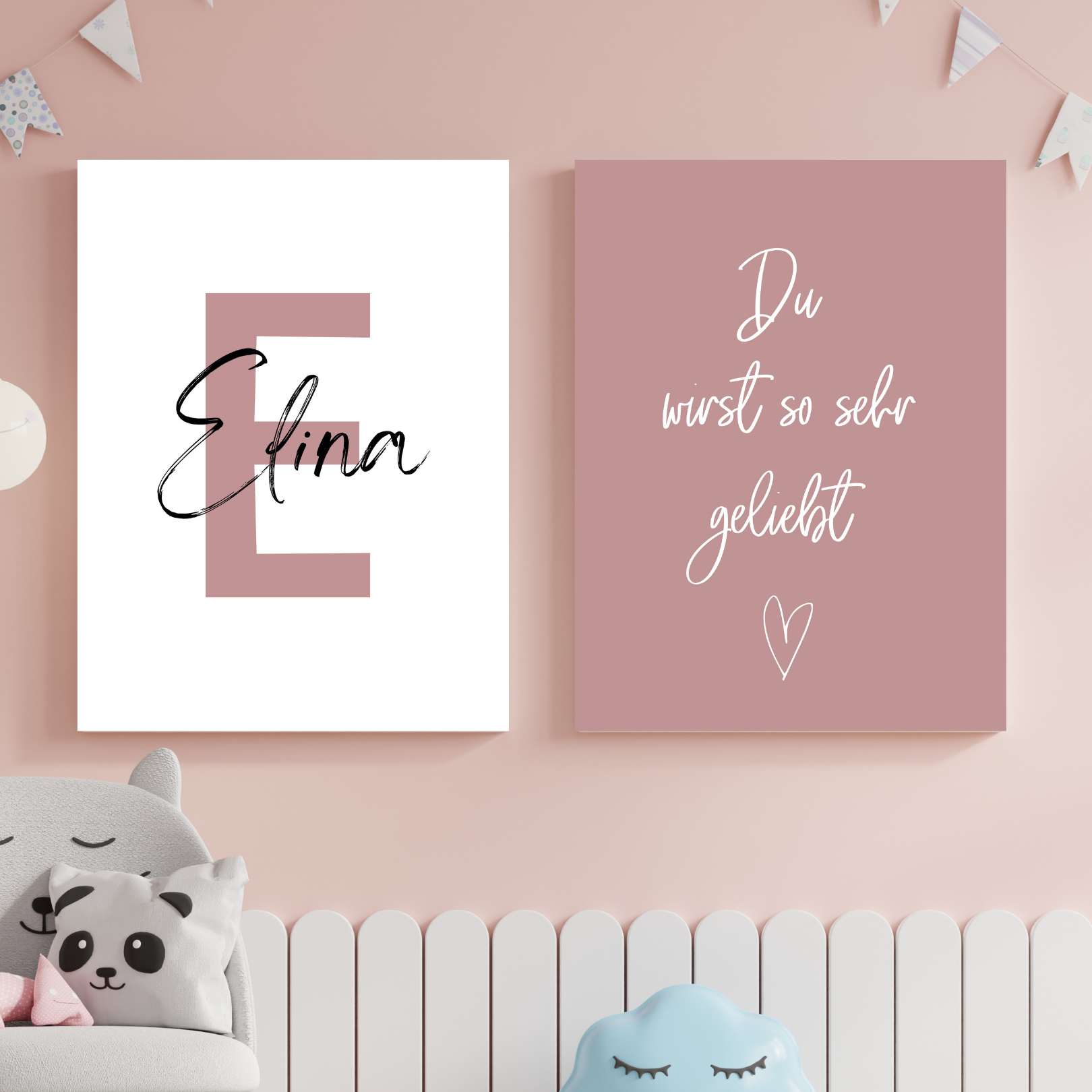 Affirmationsposter und Namensposter Kinder