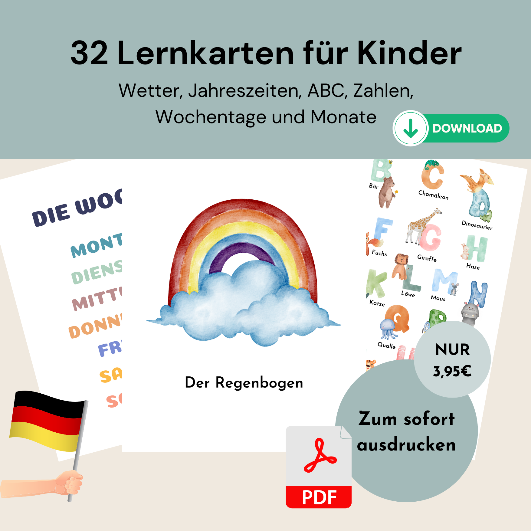 Vokabel lernkarten deutsch